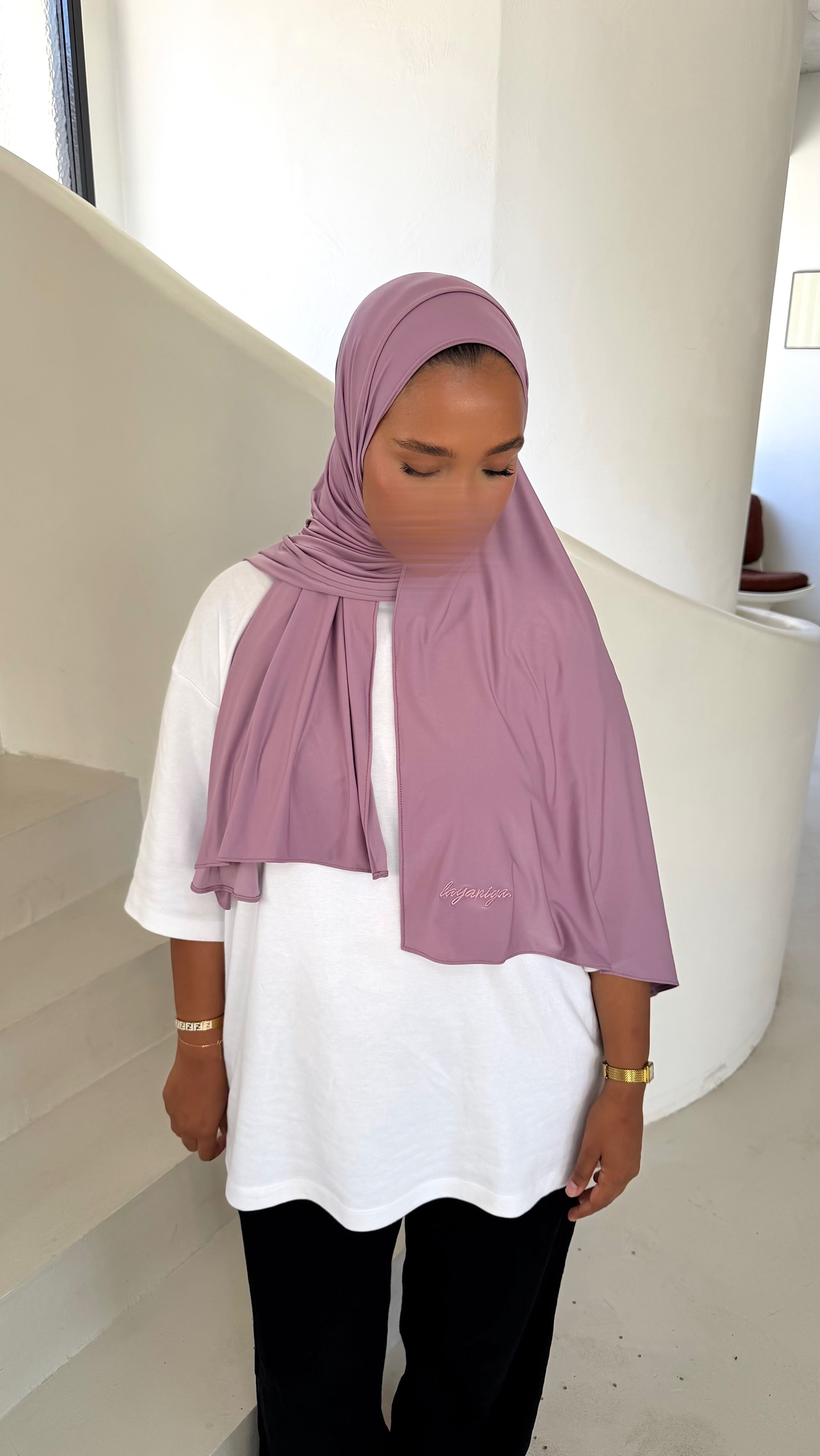 HIJAB JERSEY LIQUID • LAVENDER