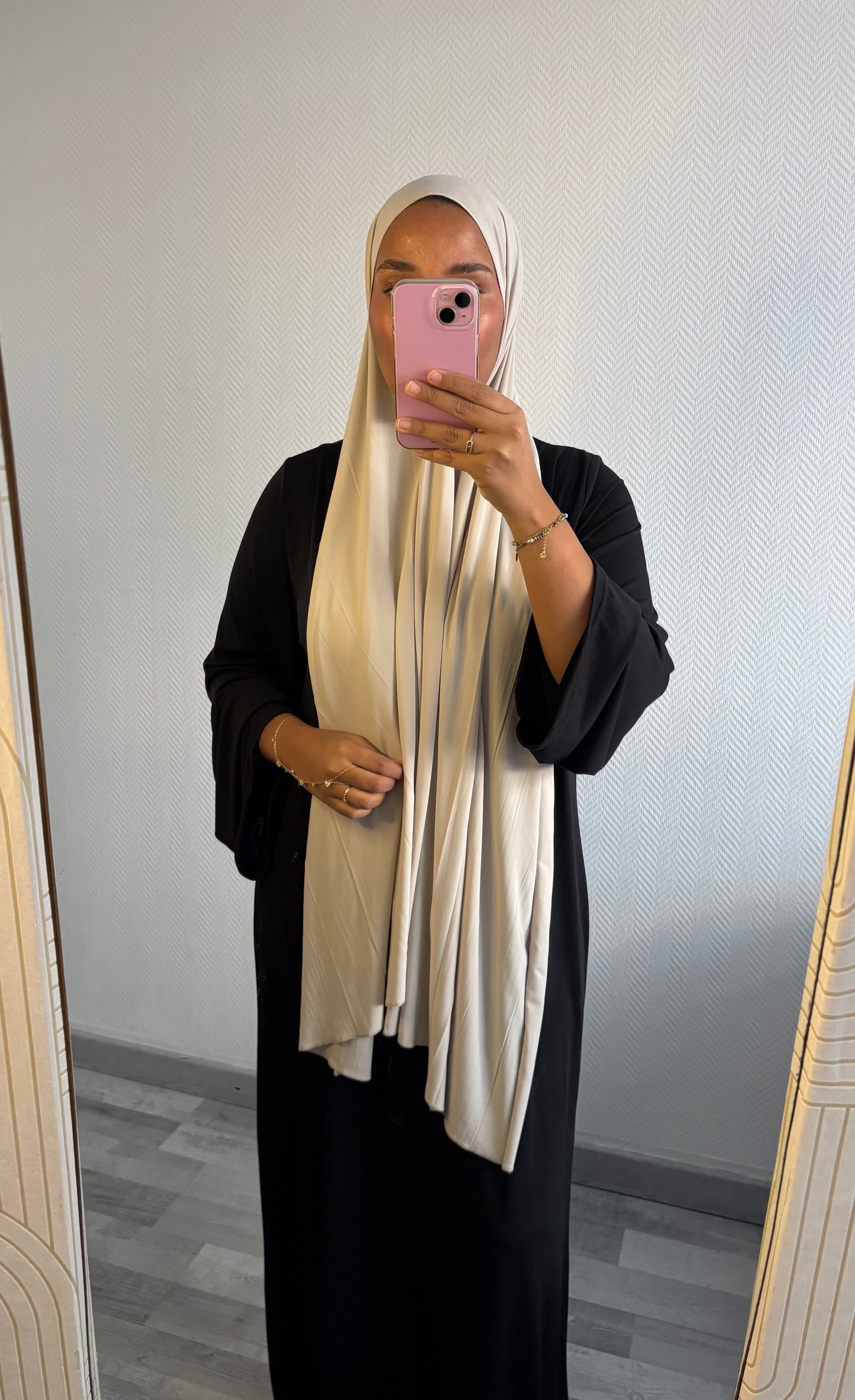 VOILE EN JERSEY PREMIUM • GREIGE