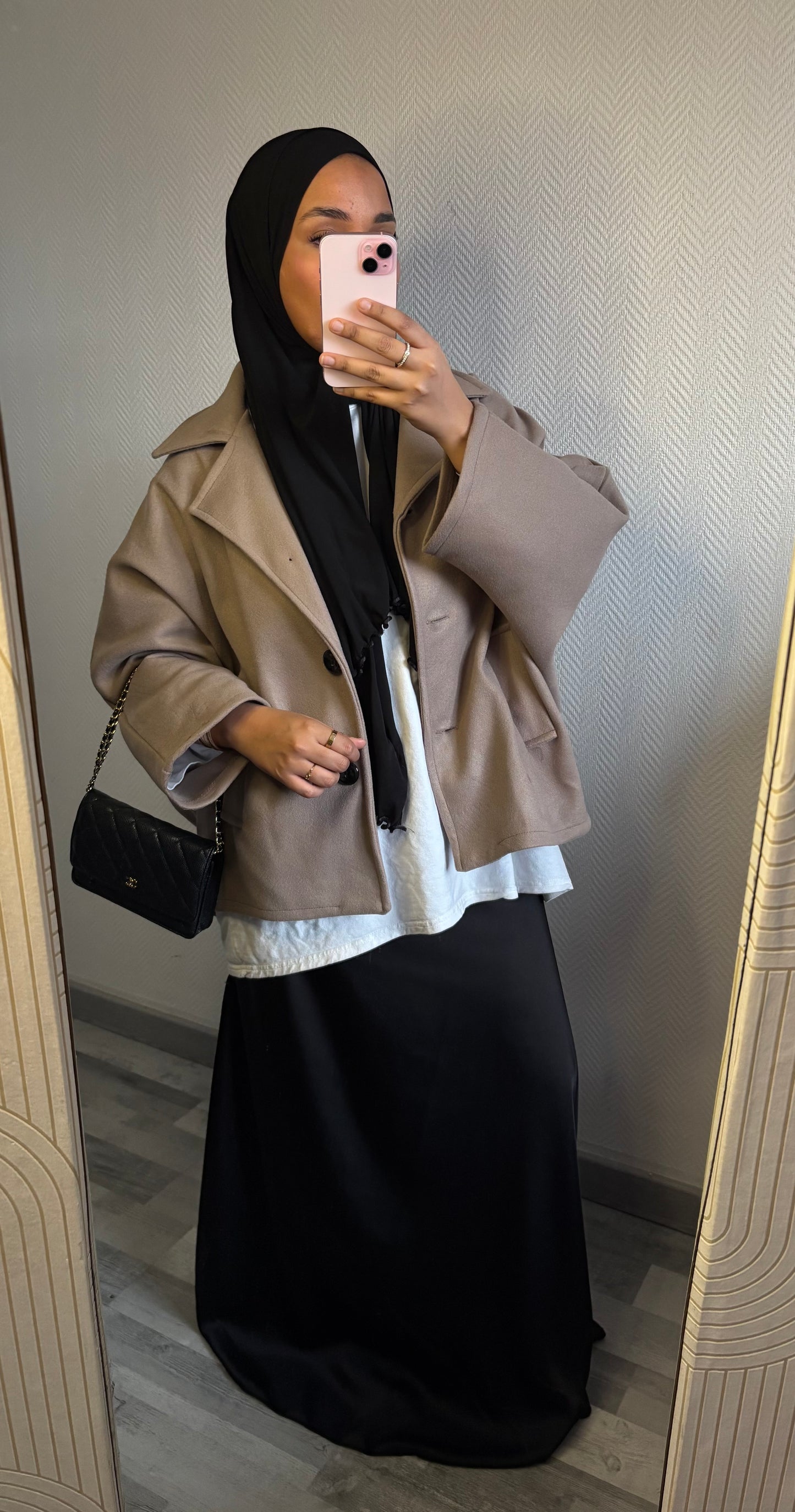 ZARA INSPIRED COAT • TAUPE