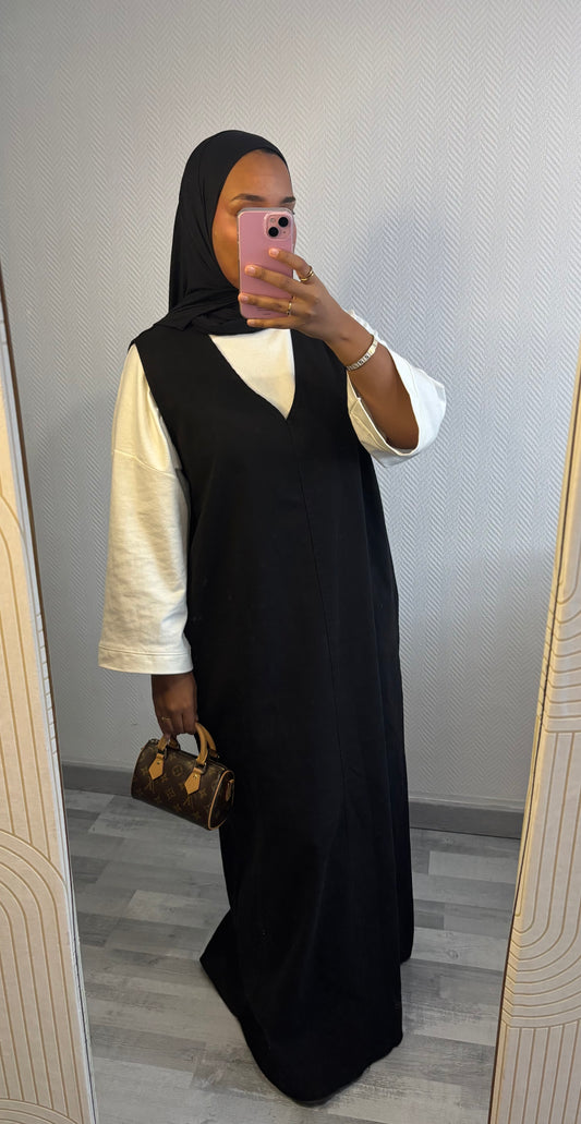 ROBE EN JEAN • NOIR