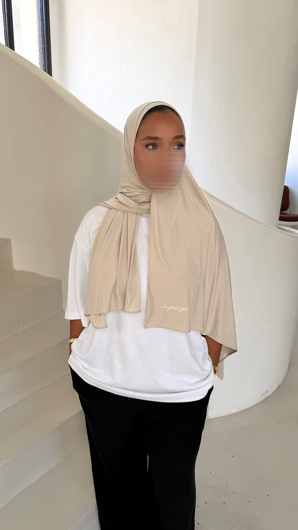 HIJAB JERSEY LIQUID • MINK