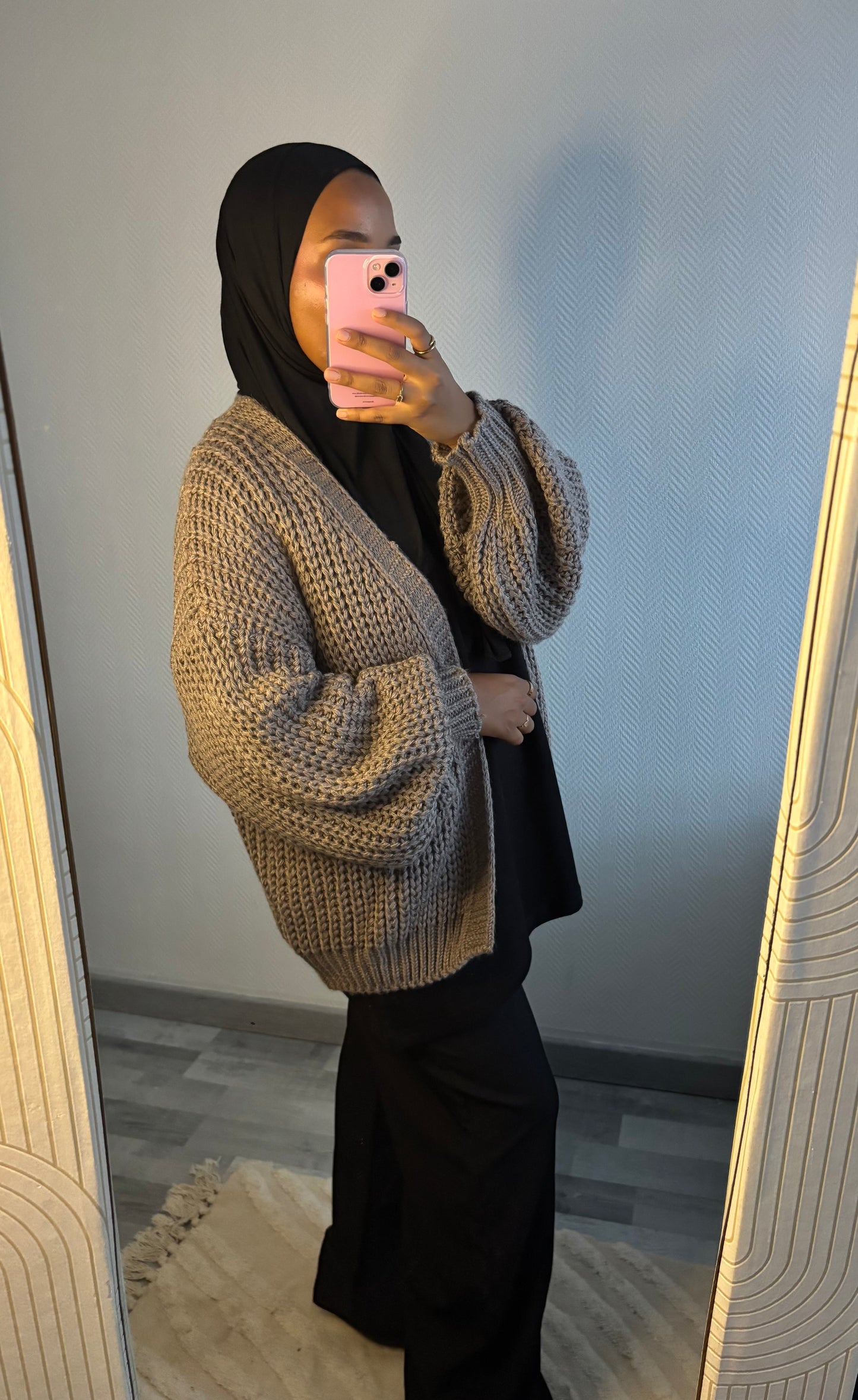 GILET TESNIM • TAUPE