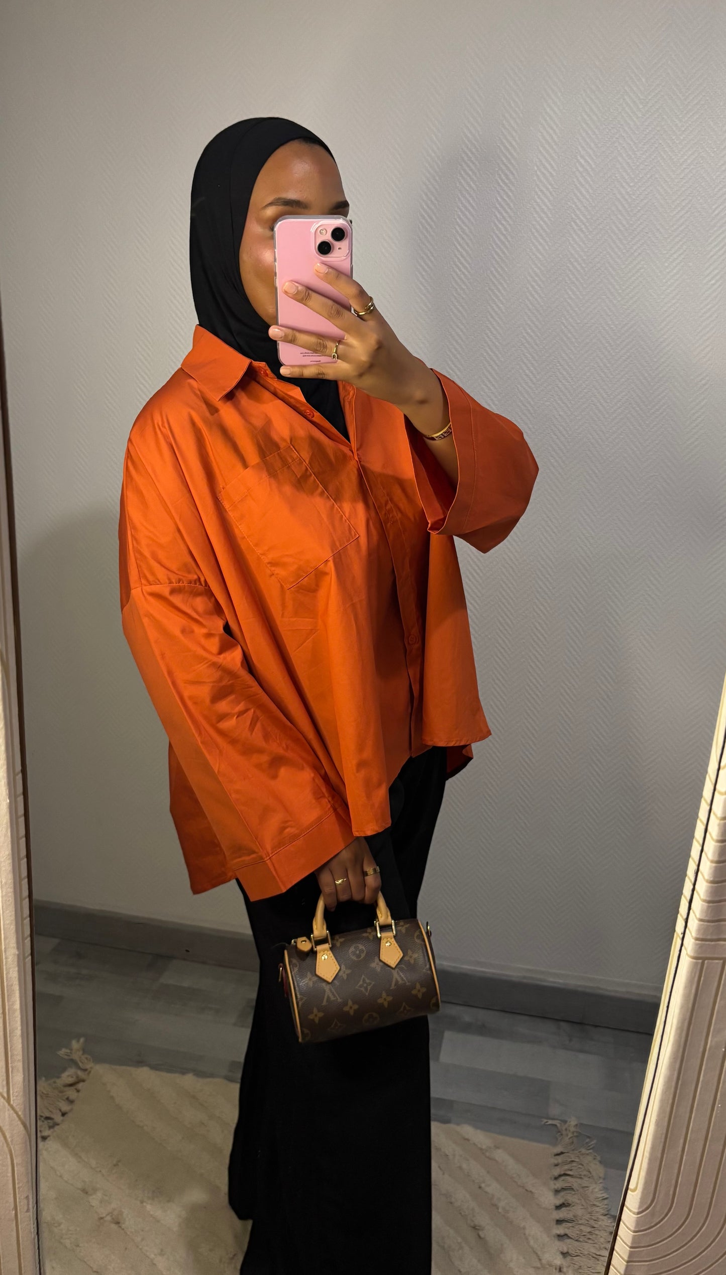 CHEMISE OVERSIZE • ORANGE