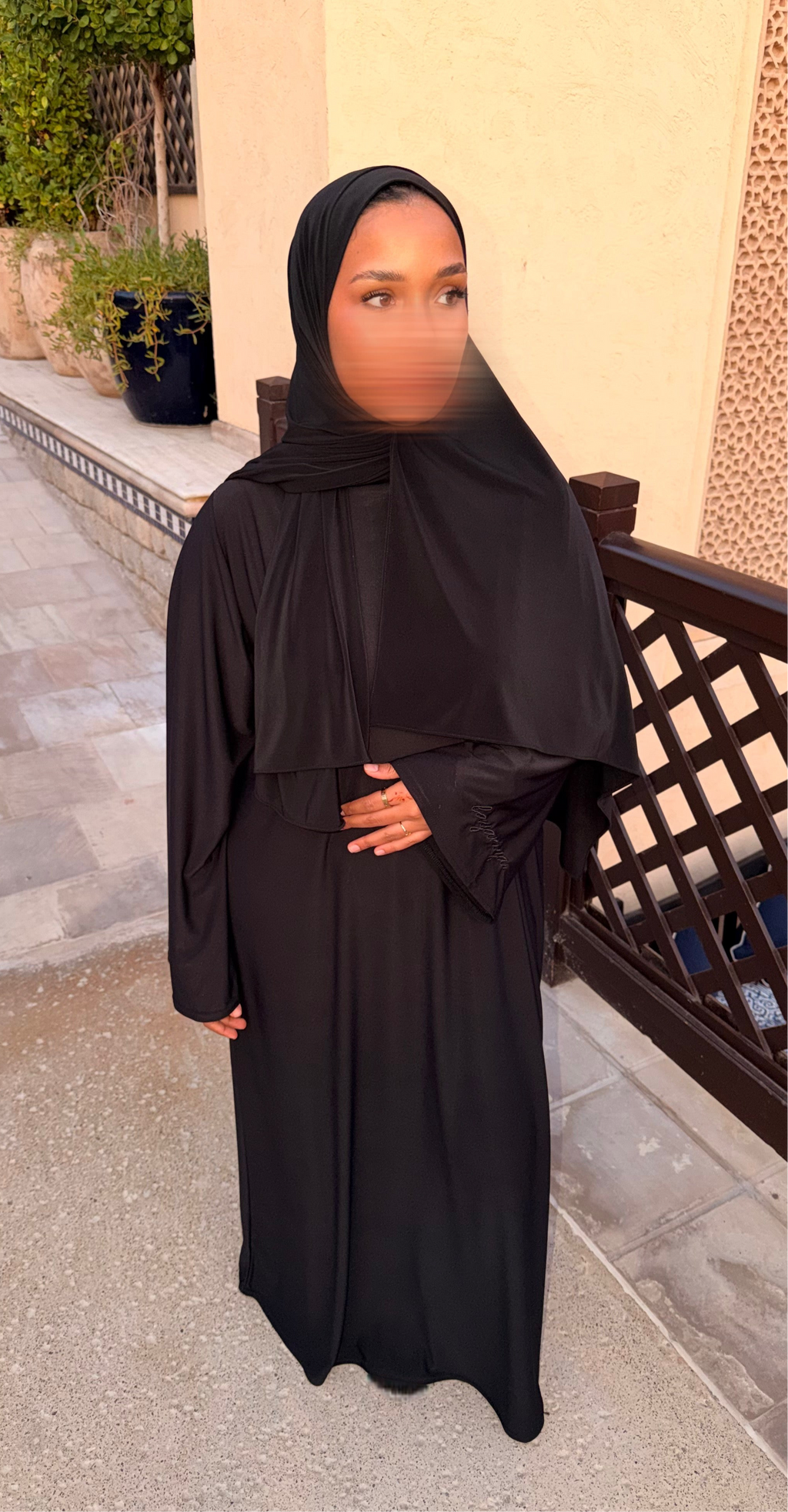 ABAYA JERSEY PREMIUM • NOIR