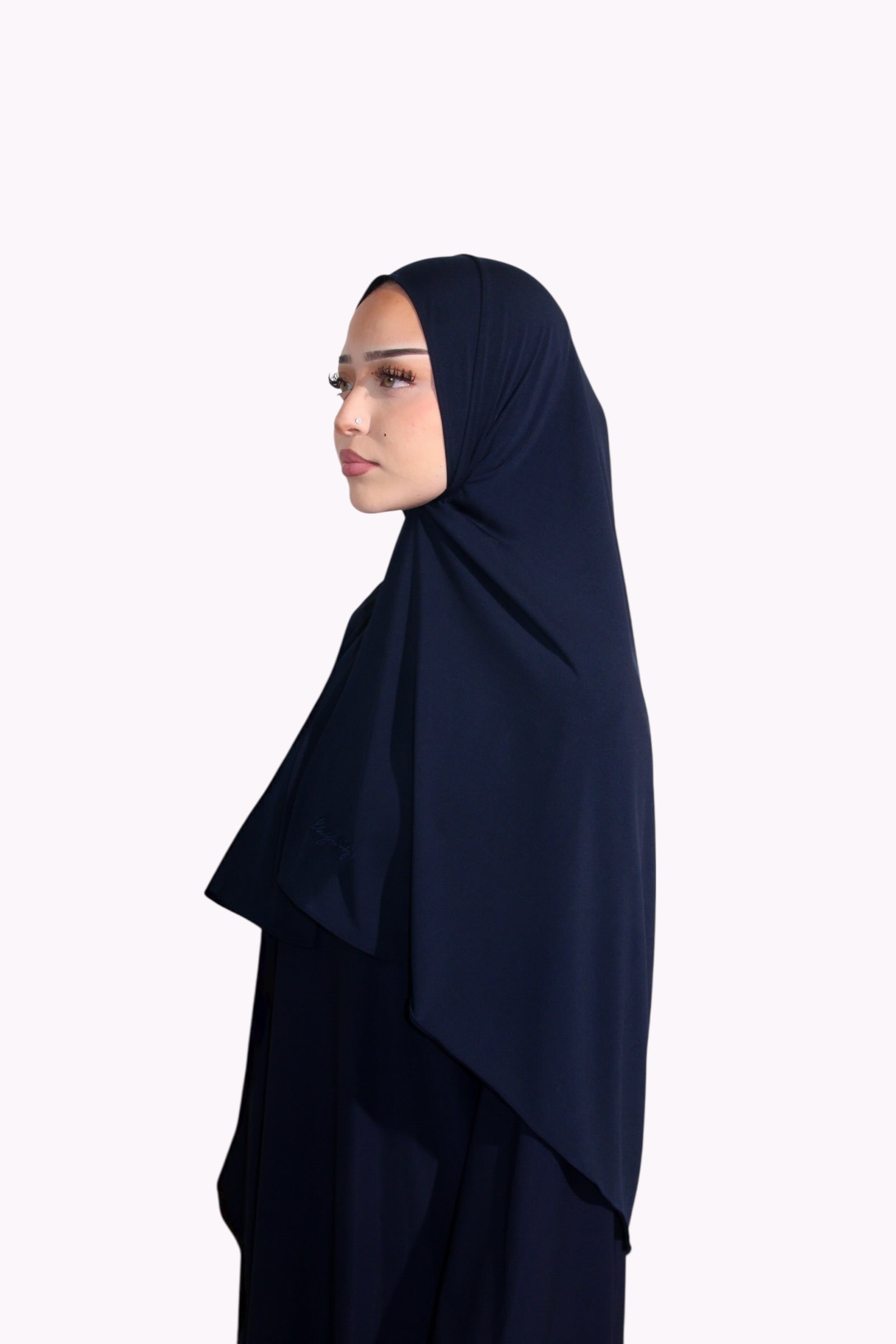 HIJAB JERSEY PREMIUM • MARINE