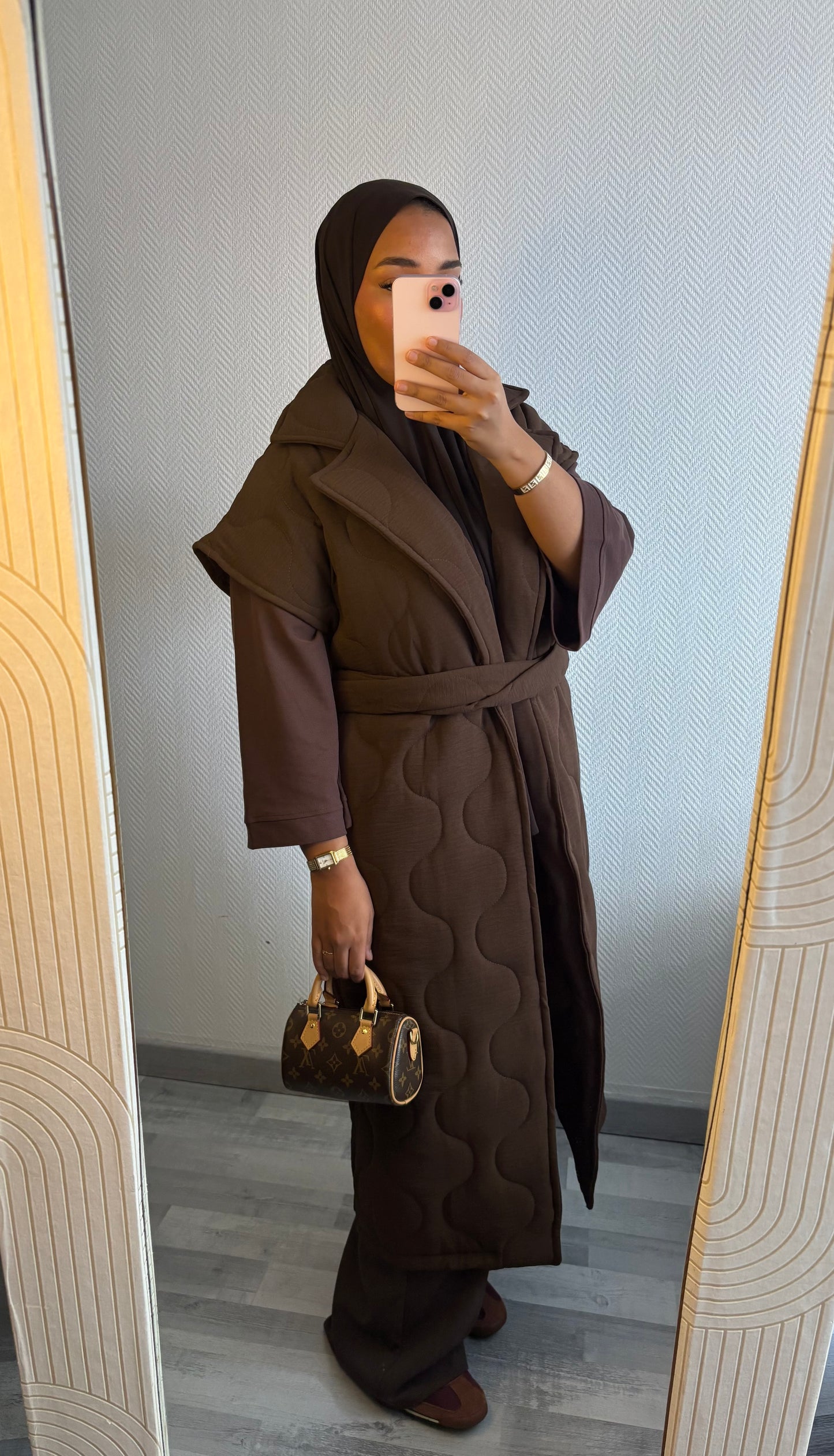 MANTEAU MATELASSÉ • CHOCO