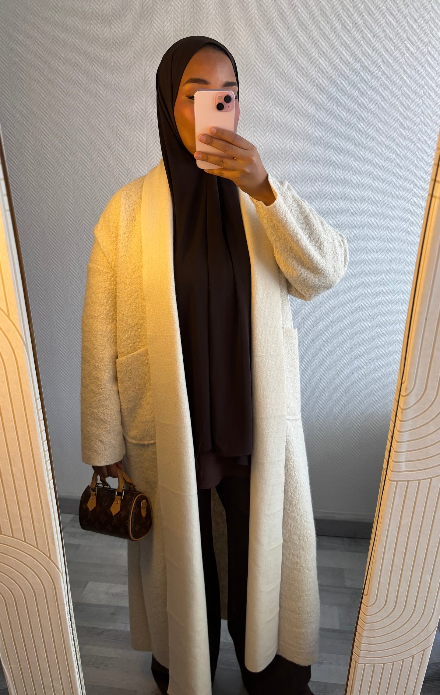 MANTEAU À POCHES • BEIGE