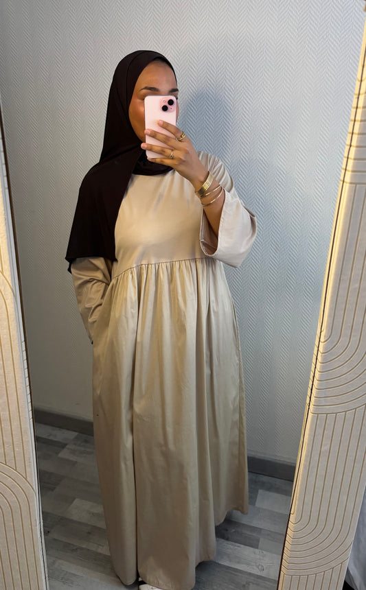 ROBE ANYA • BEIGE