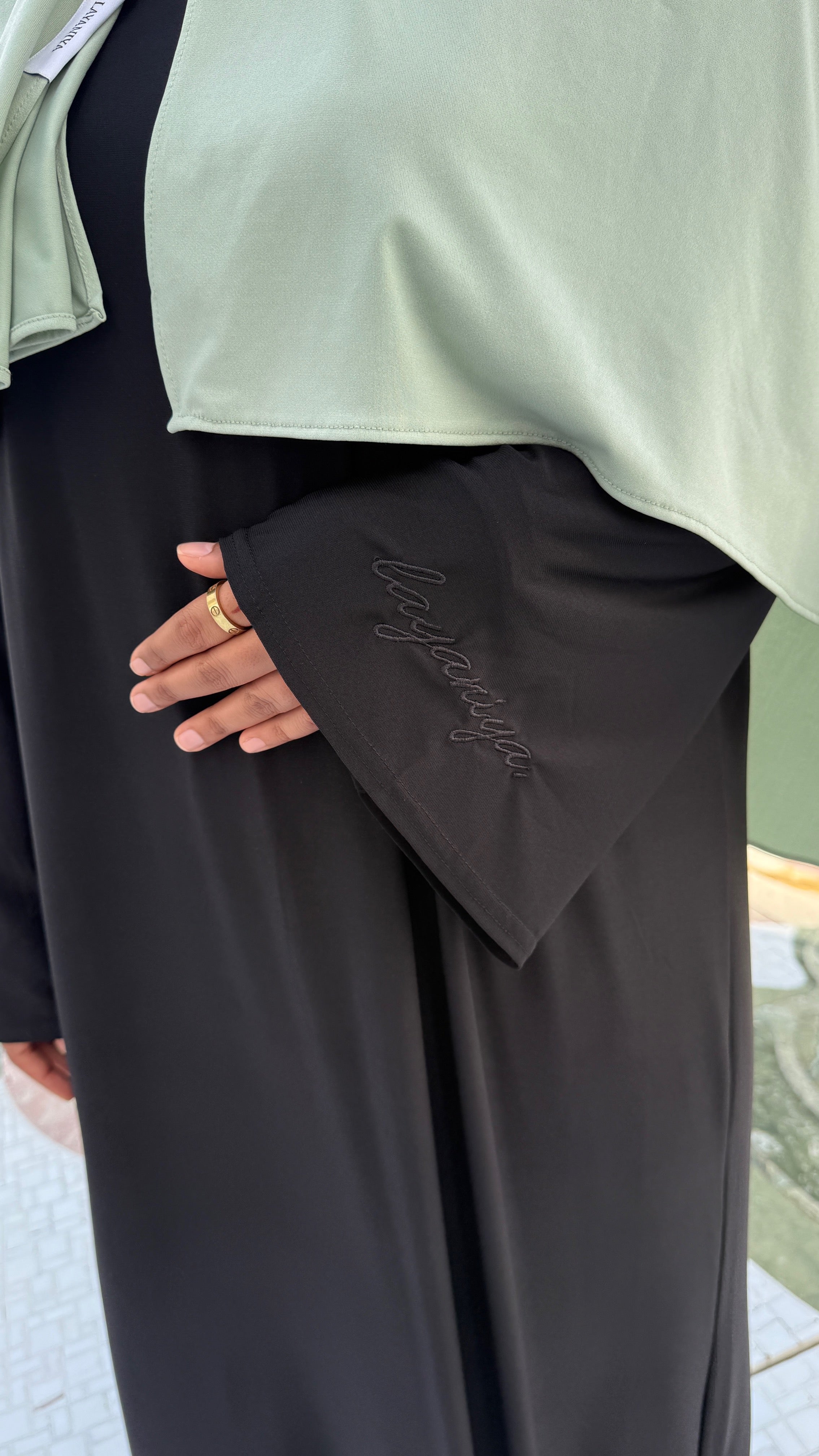 ABAYA JERSEY PREMIUM • NOIR