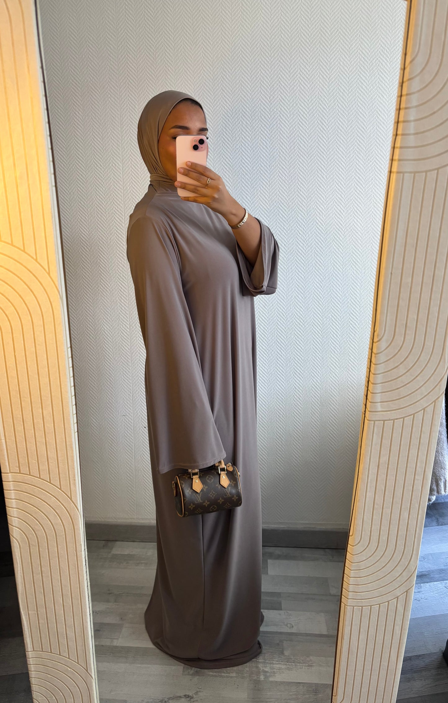 ABAYA JERSEY PREMIUM • TAUPE
