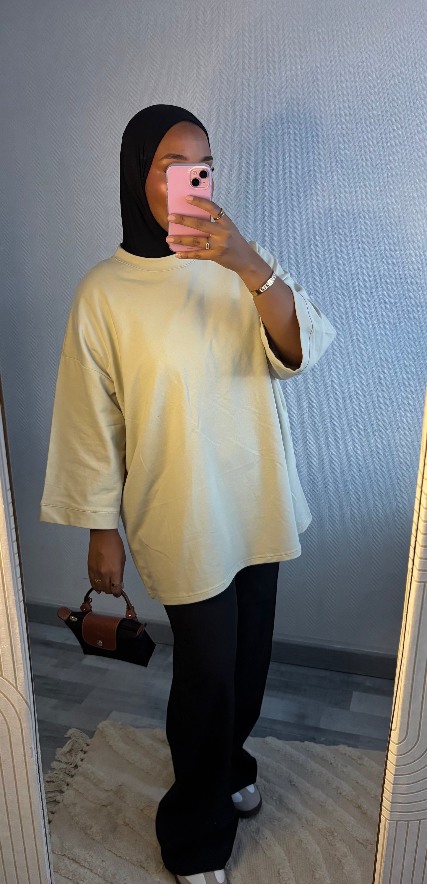 T-SHIRT OVERSIZE • VERT CLAIRE