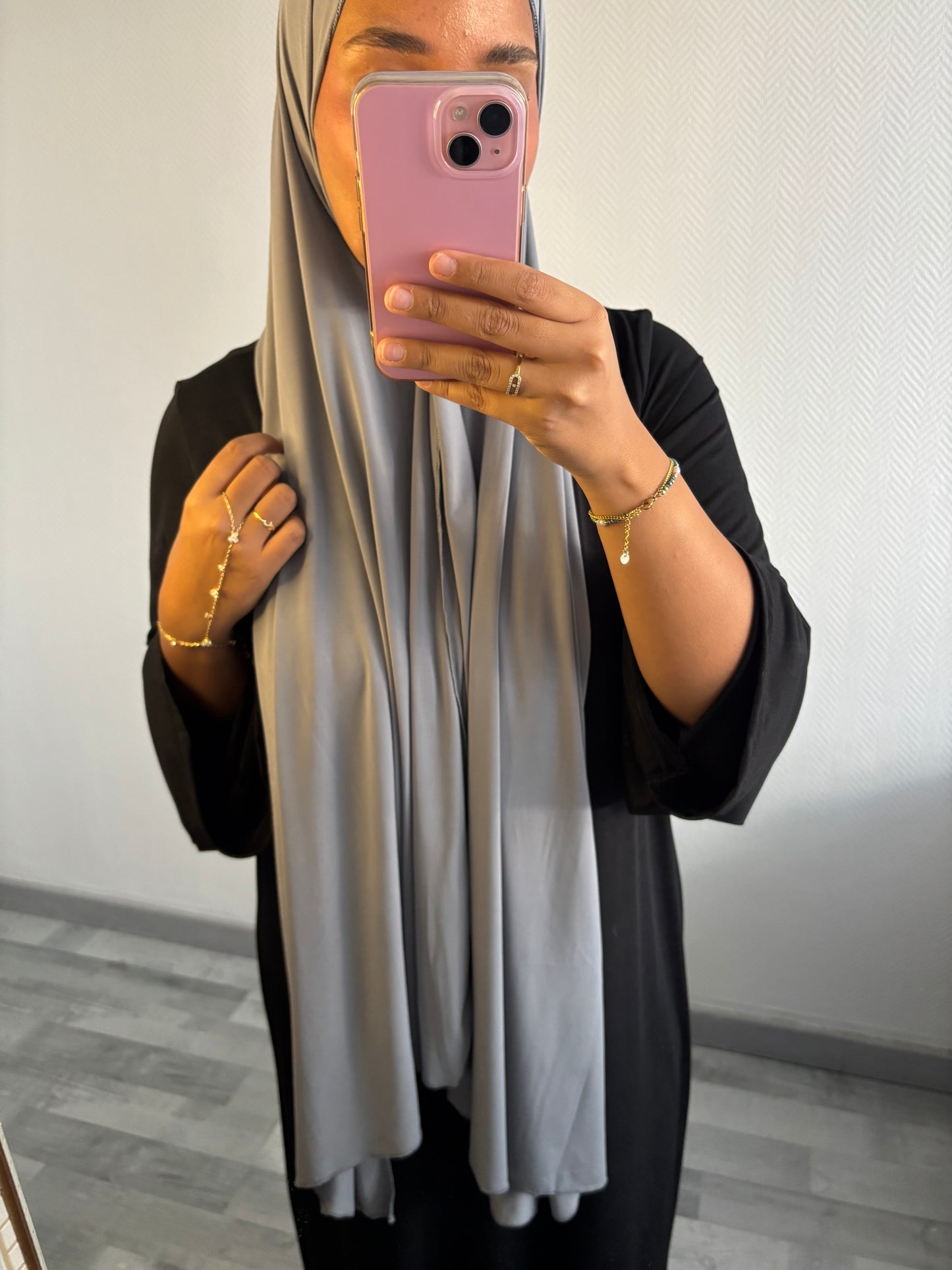 VOILE EN JERSEY PREMIUM • GRIS FONCÉ