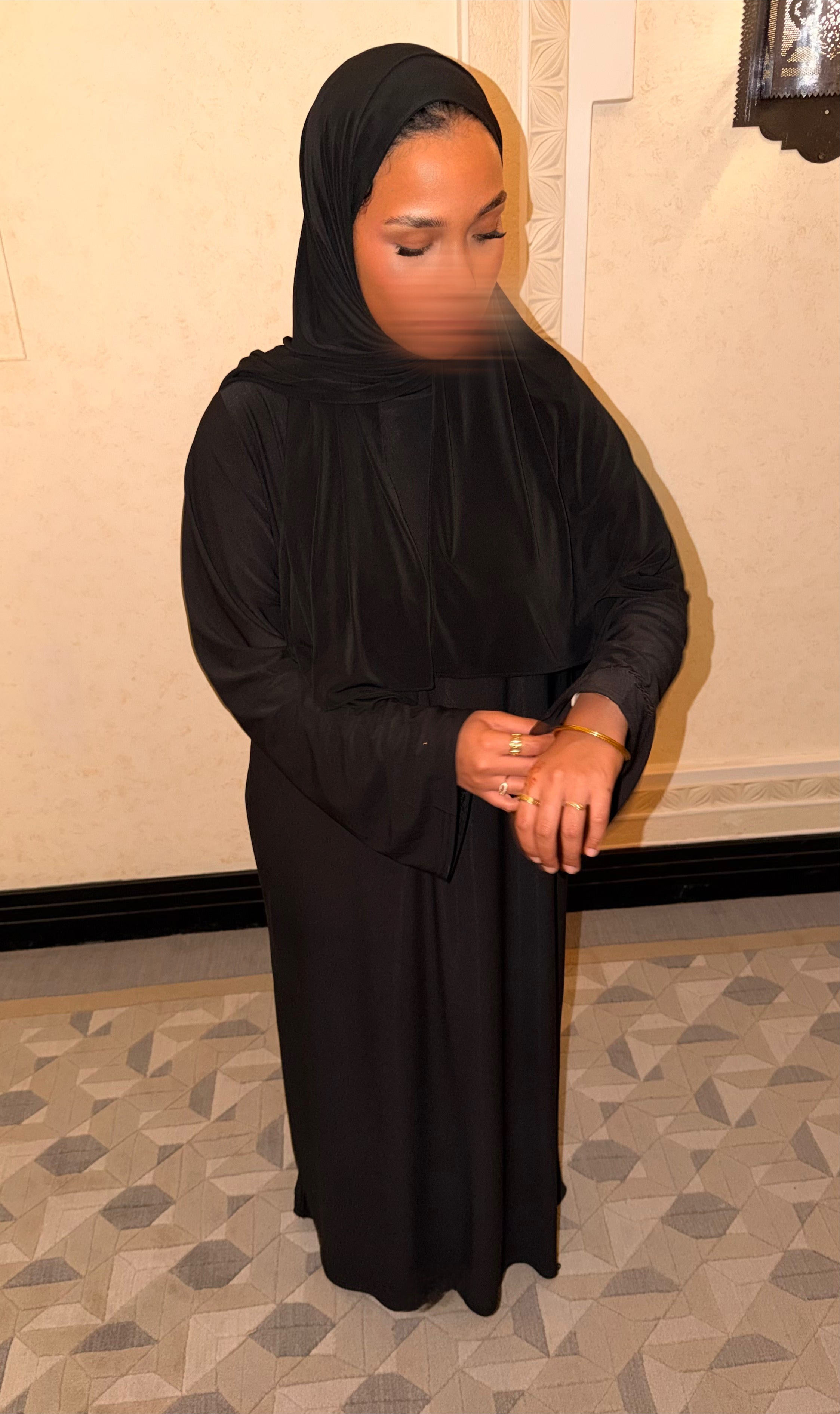 ABAYA JERSEY PREMIUM • NOIR
