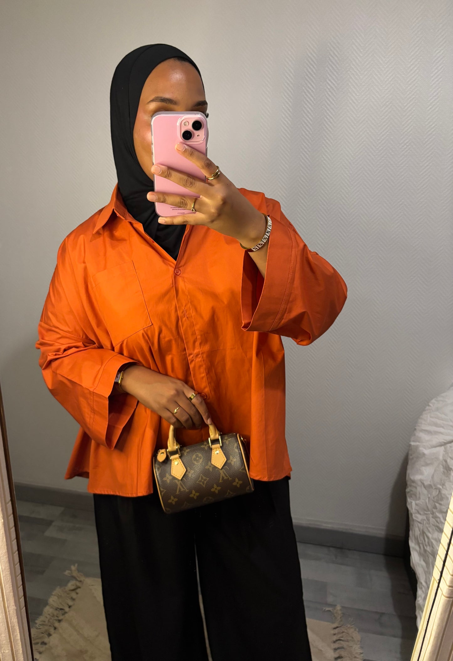 CHEMISE OVERSIZE • ORANGE