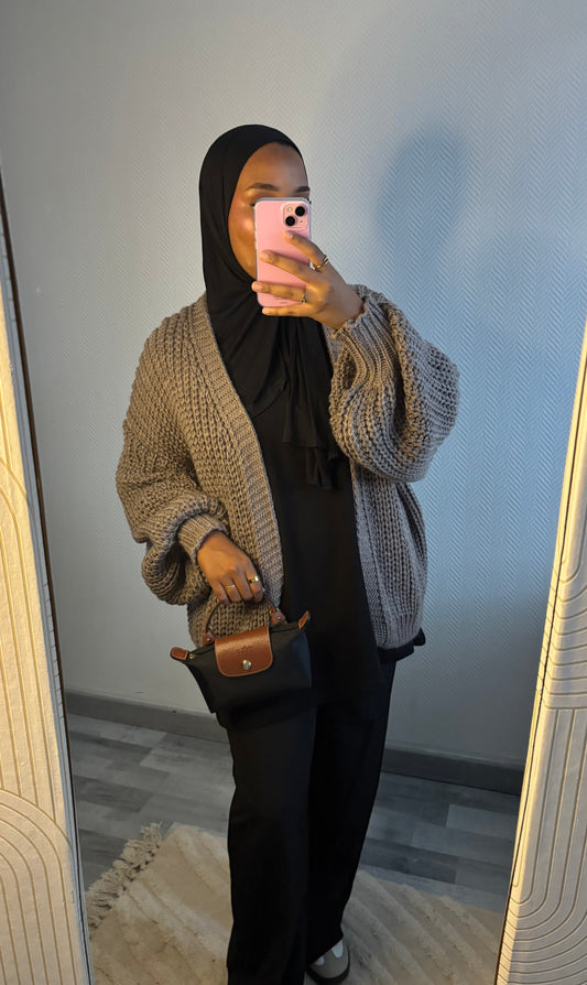 GILET TESNIM • TAUPE