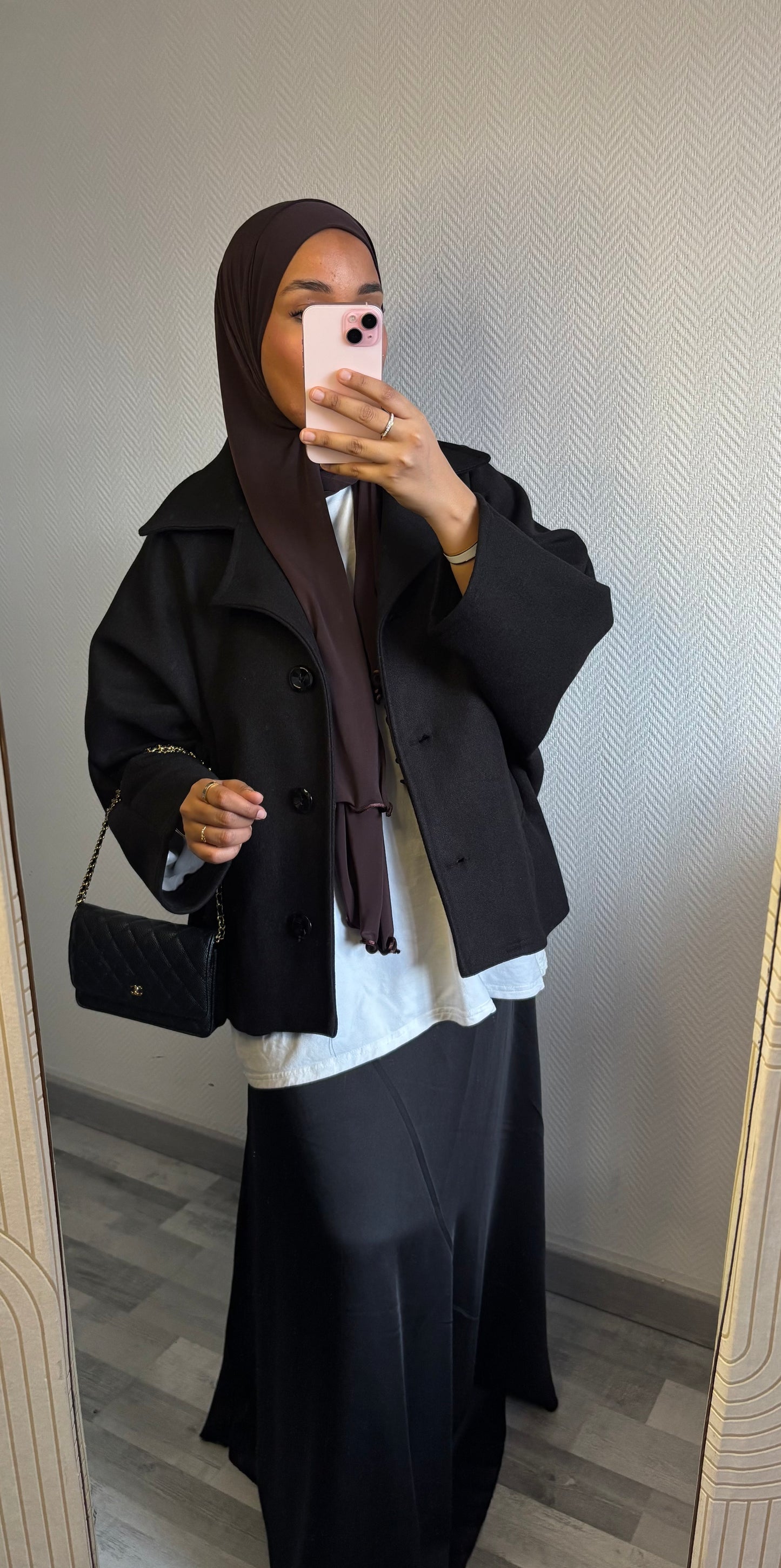 MANTEAU INSPI ZARA • NOIR