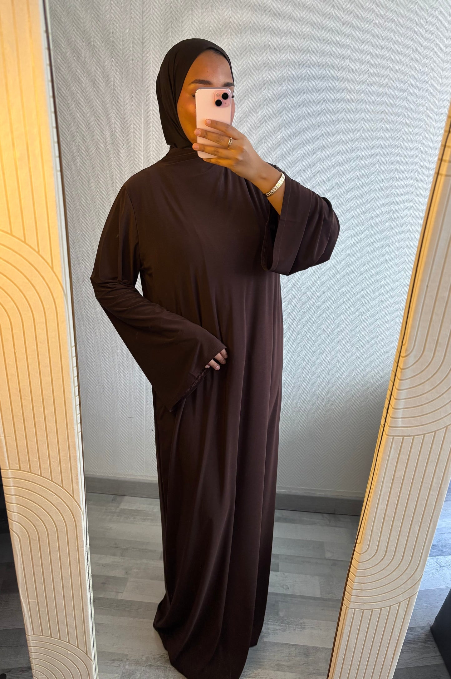 ABAYA JERSEY PREMIUM • CHOCO