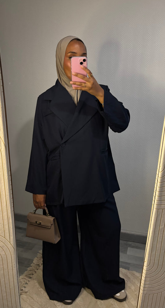 ENSEMBLE BLAZER • BLEU MARINE