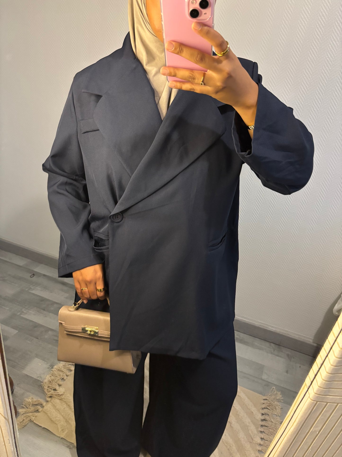 ENSEMBLE BLAZER • BLEU MARINE