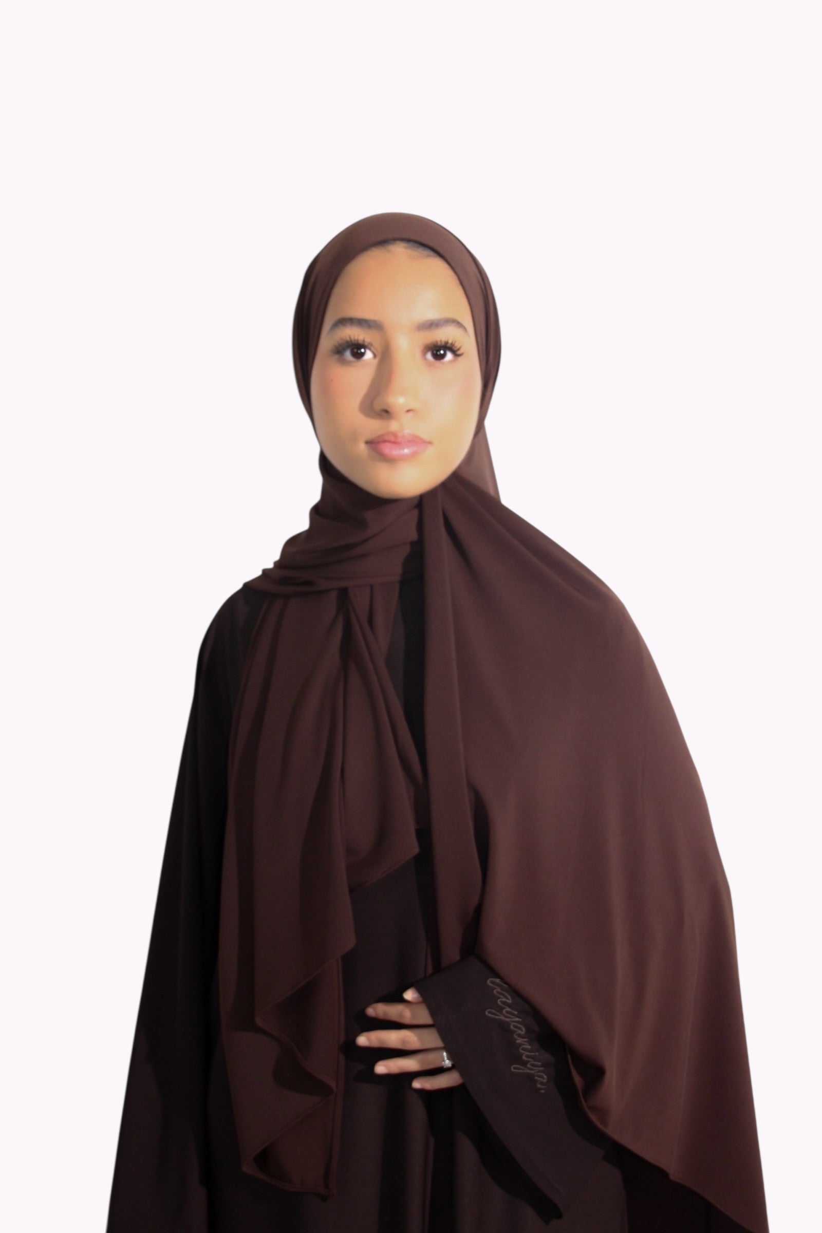 HIJAB JERSEY PREMIUM • CHOCO