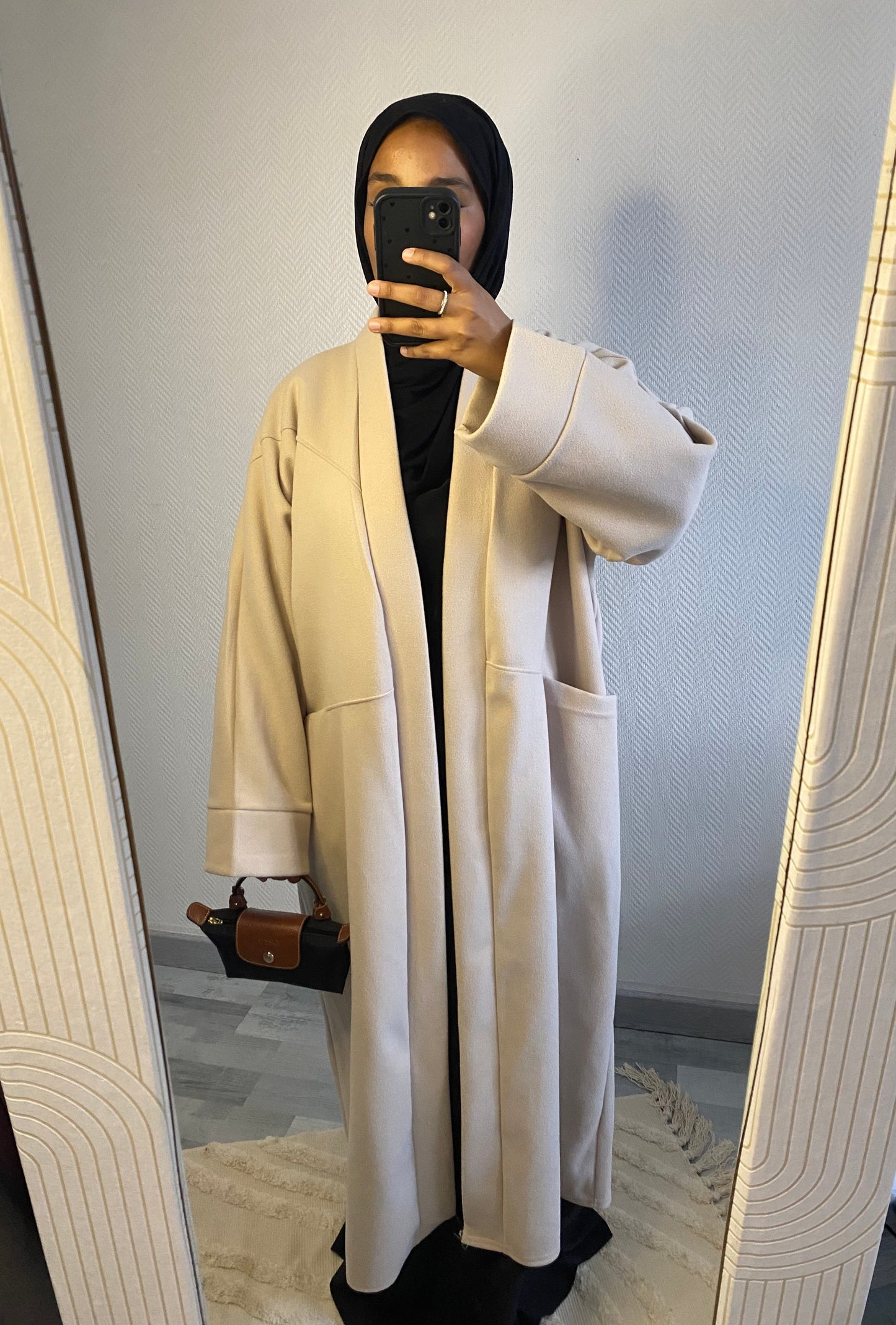 MANTEAU LONG • BEIGE