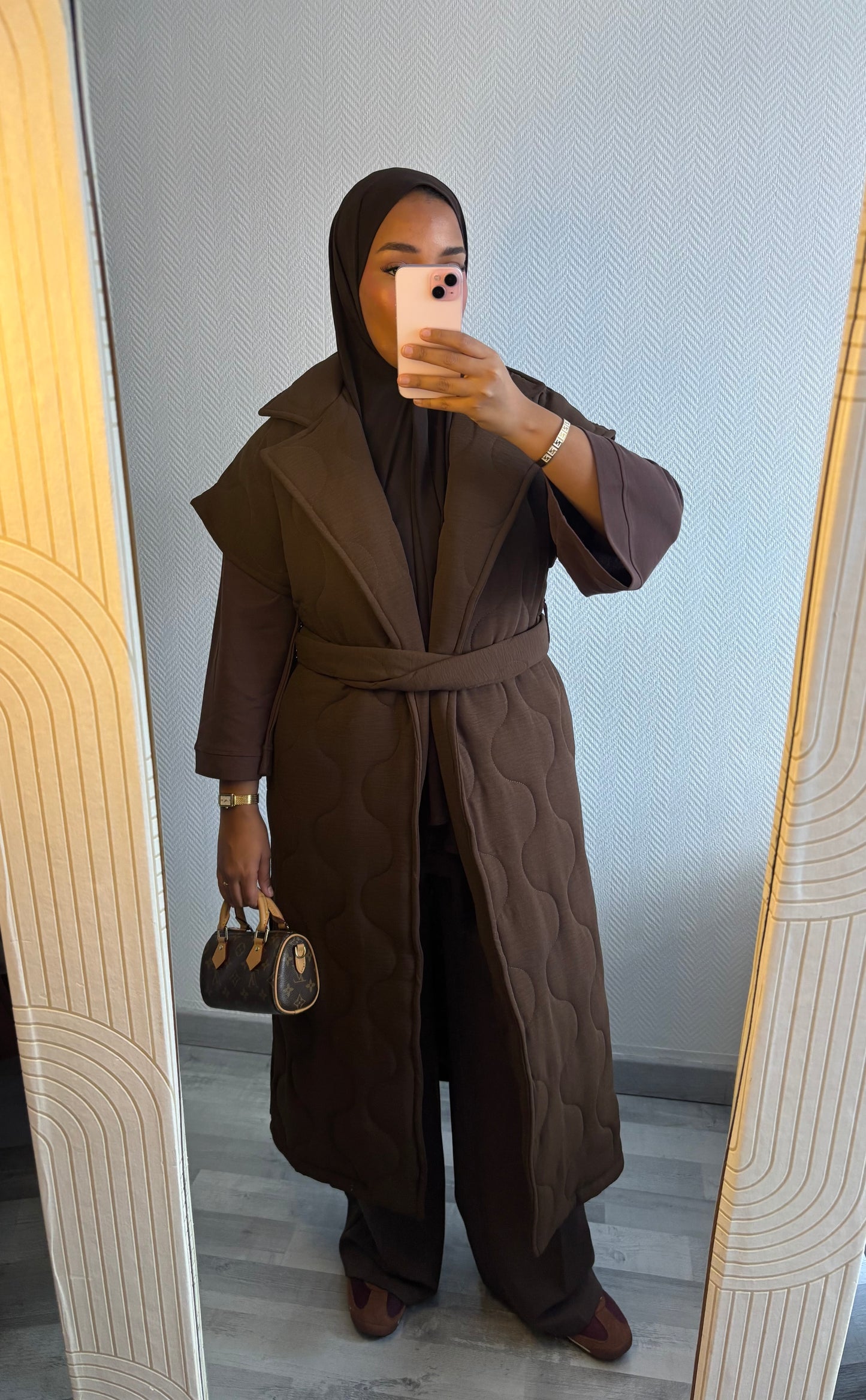 MANTEAU MATELASSÉ • CHOCO