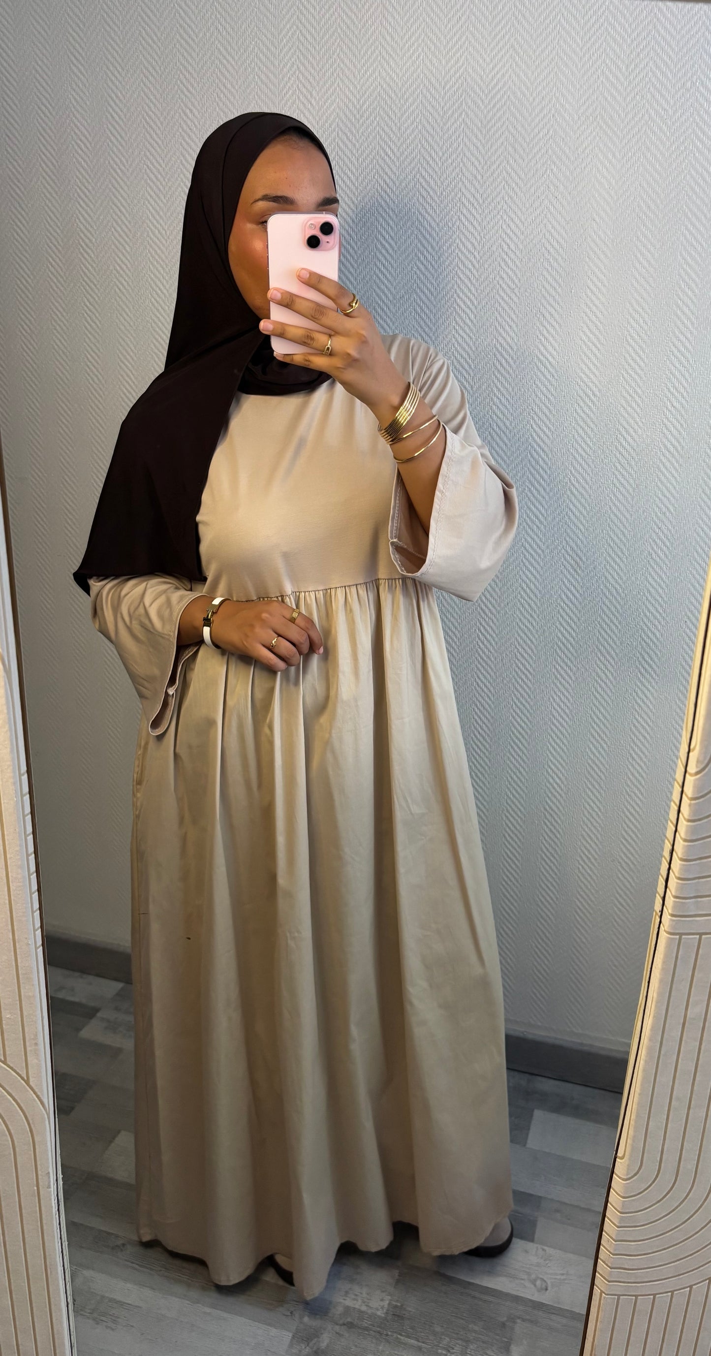 ROBE ANYA • BEIGE