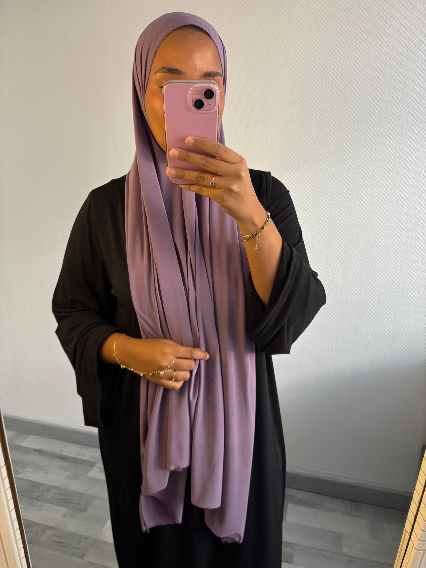 VOILE EN JERSEY PREMIUM • PRUNE