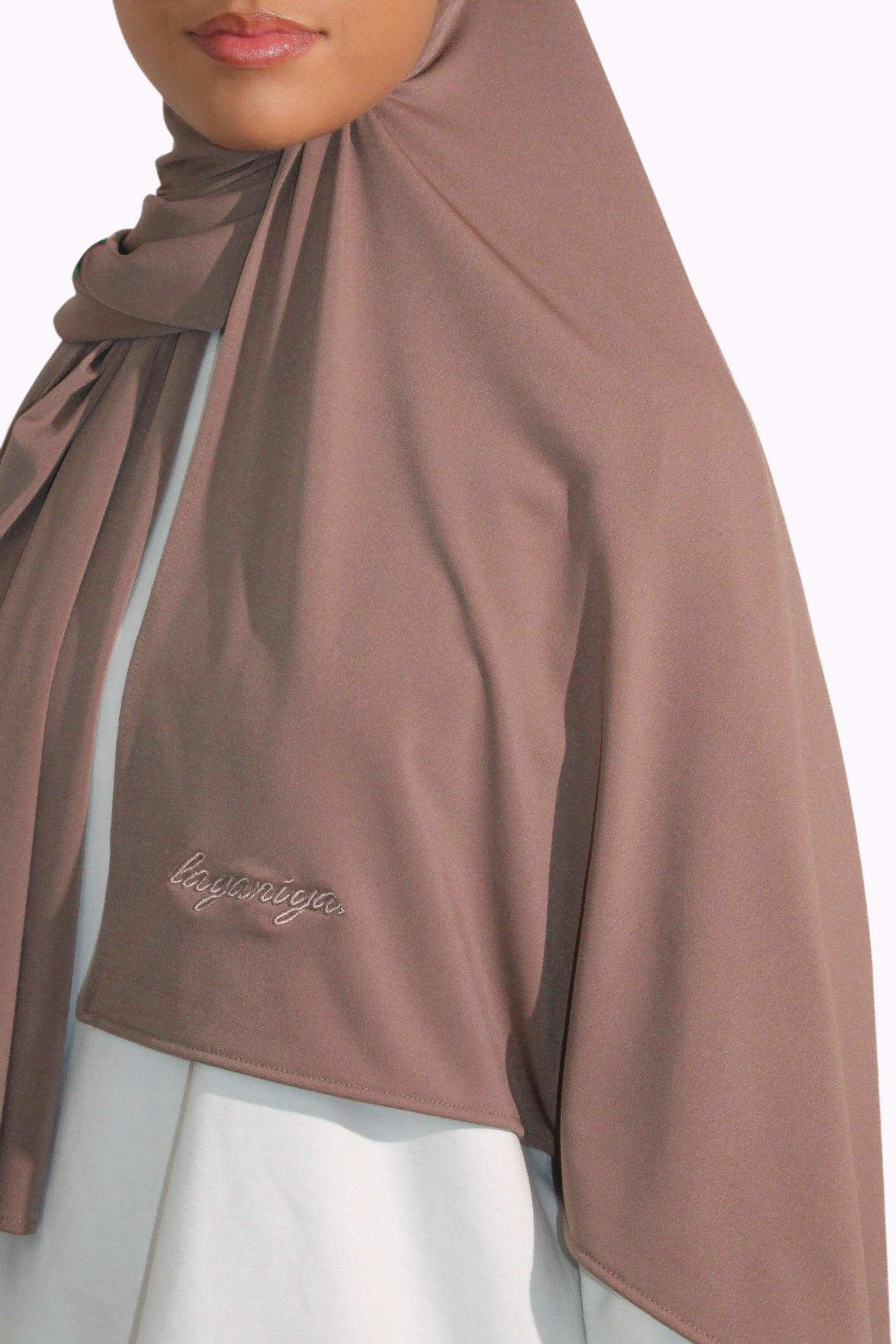HIJAB JERSEY PREMIUM • TAUPE