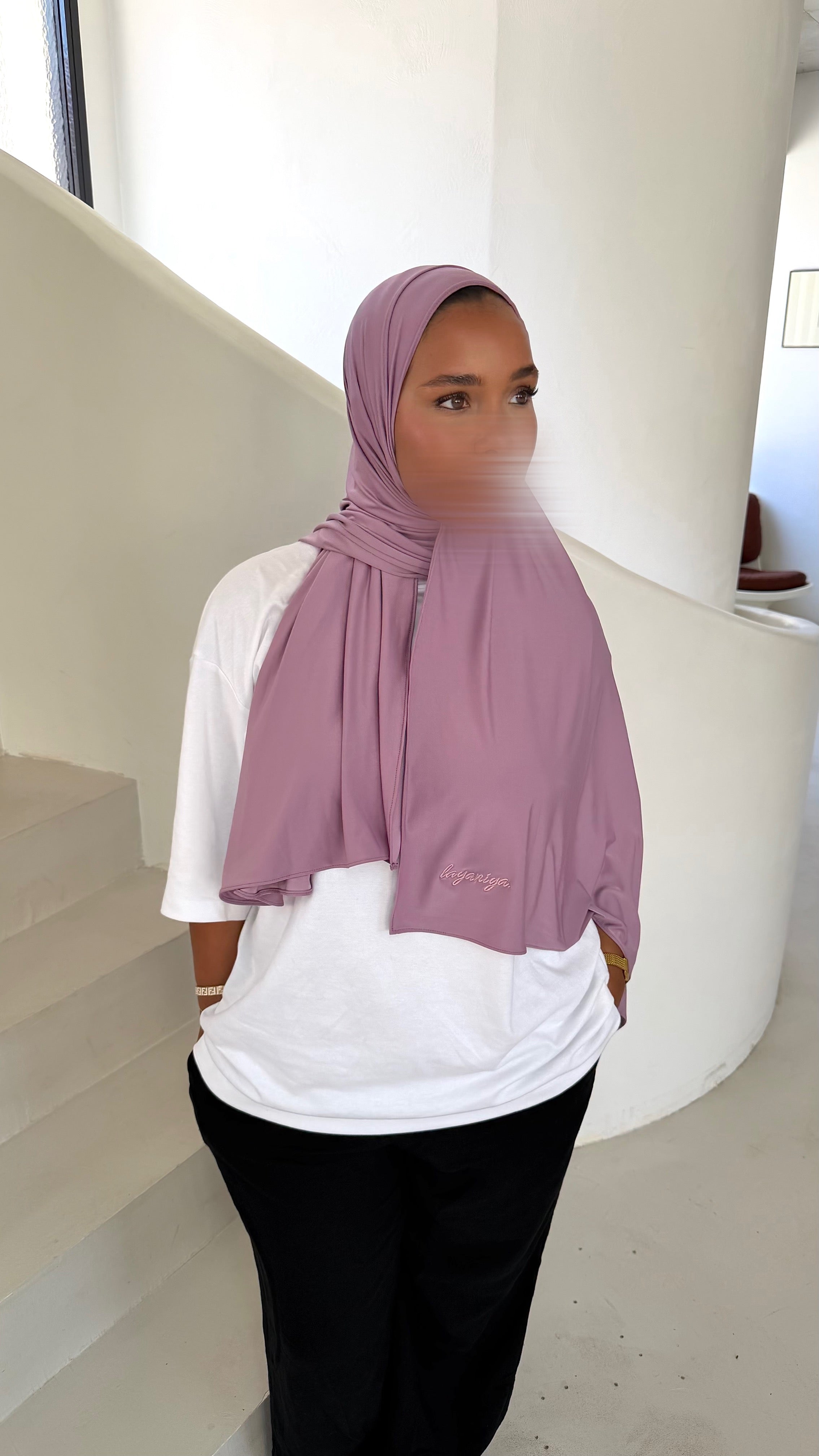 HIJAB JERSEY LIQUID • LAVENDER