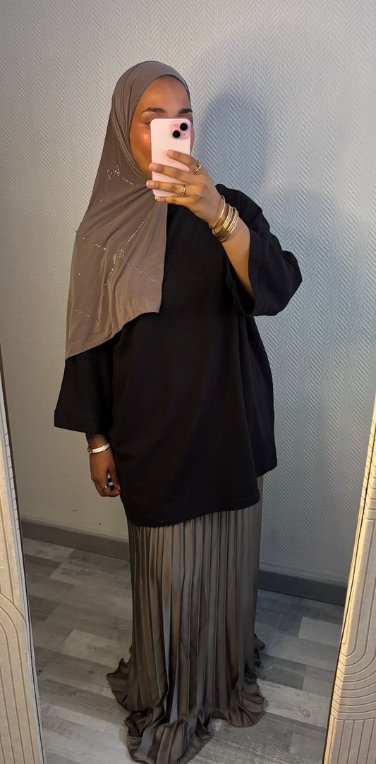 T-SHIRT OVERSIZE • NOIR