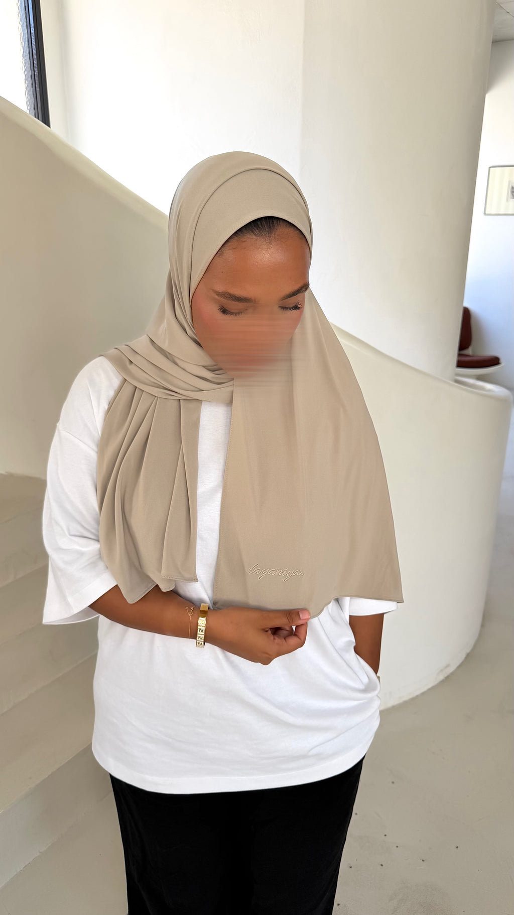 HIJAB JERSEY PREMIUM • MINK
