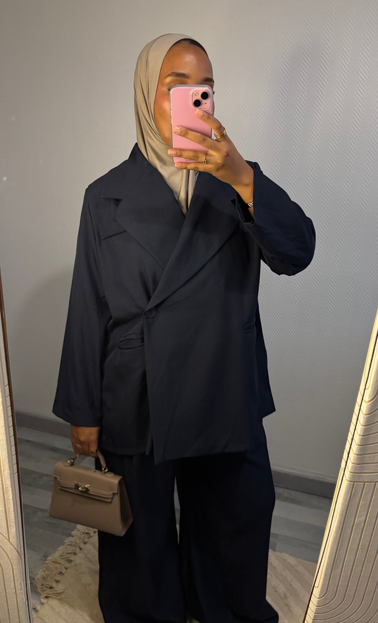 ENSEMBLE BLAZER • BLEU MARINE