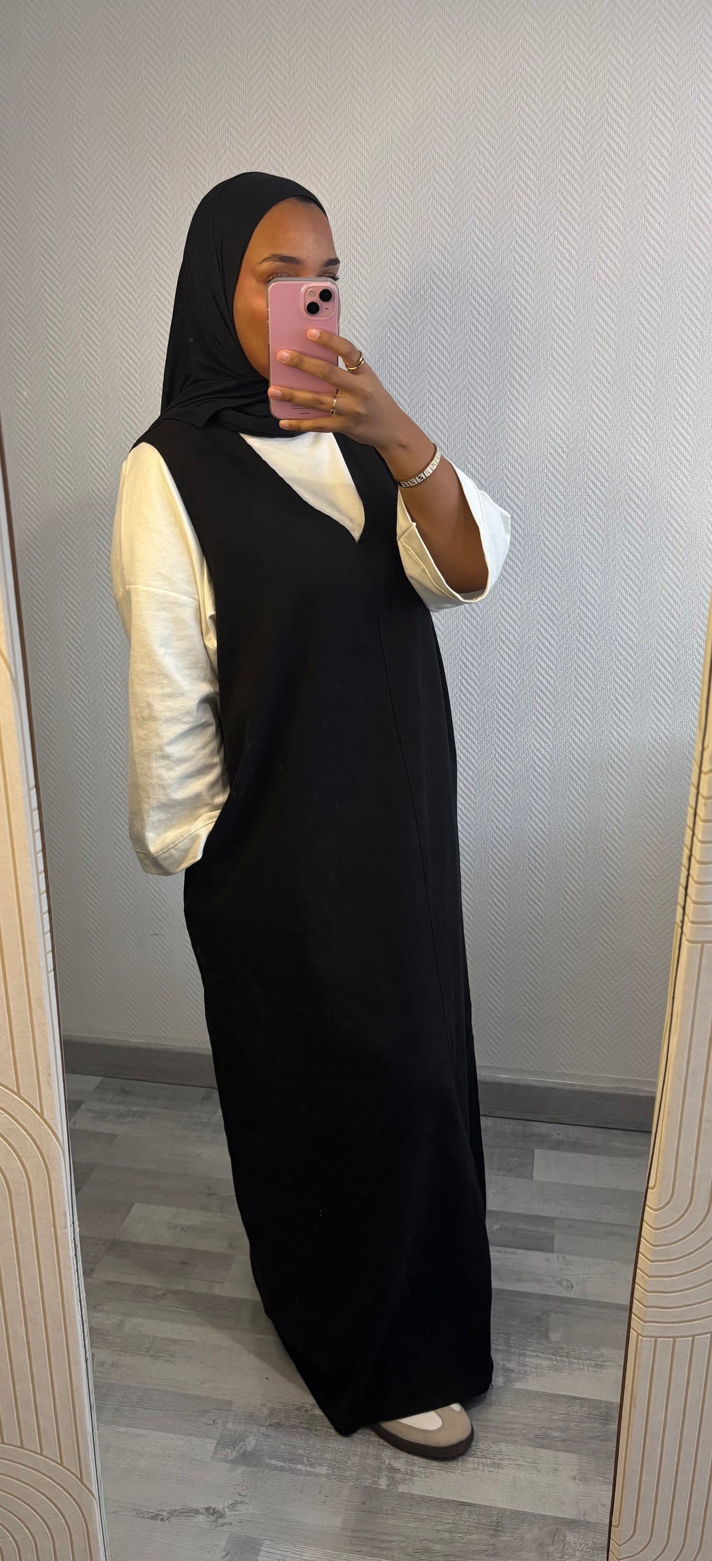 ROBE EN JEAN • NOIR