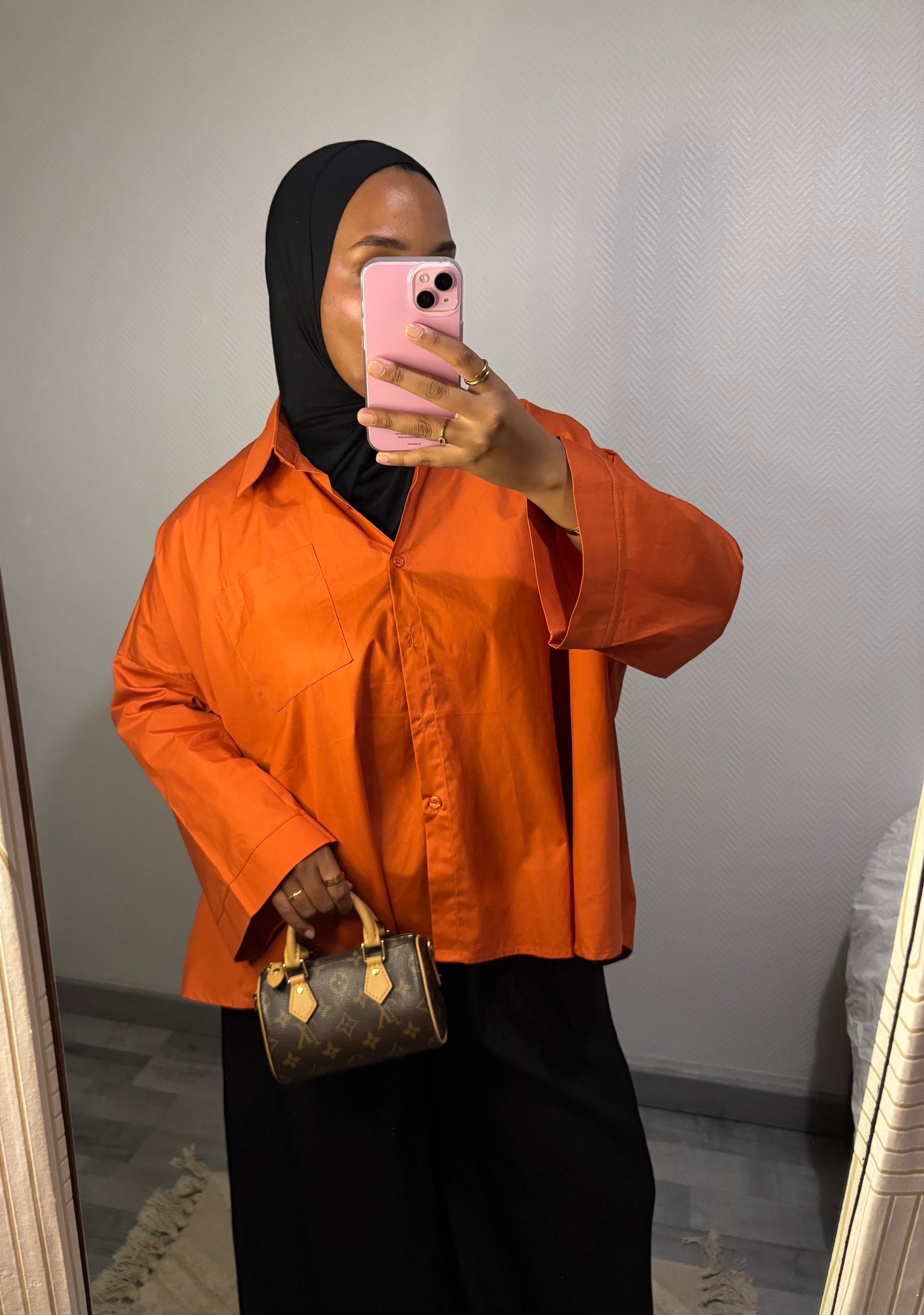 CHEMISE OVERSIZE • ORANGE