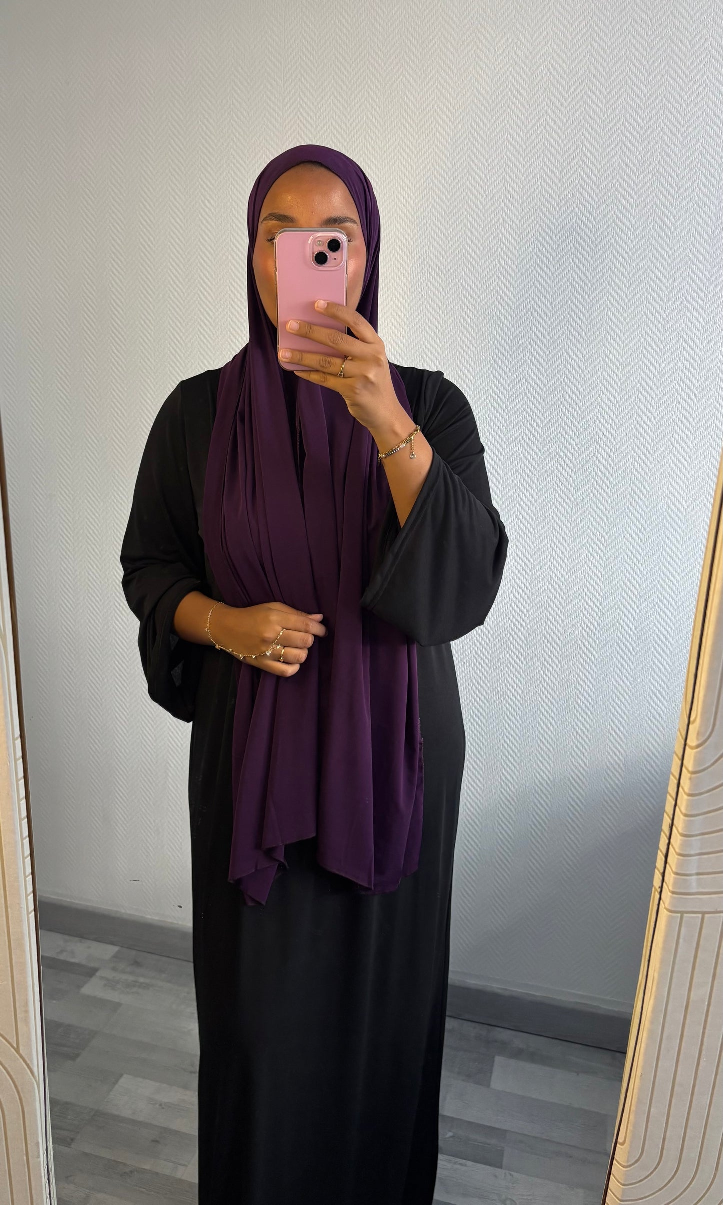 VOILE EN JERSEY PREMIUM • VIOLET FONCÉ