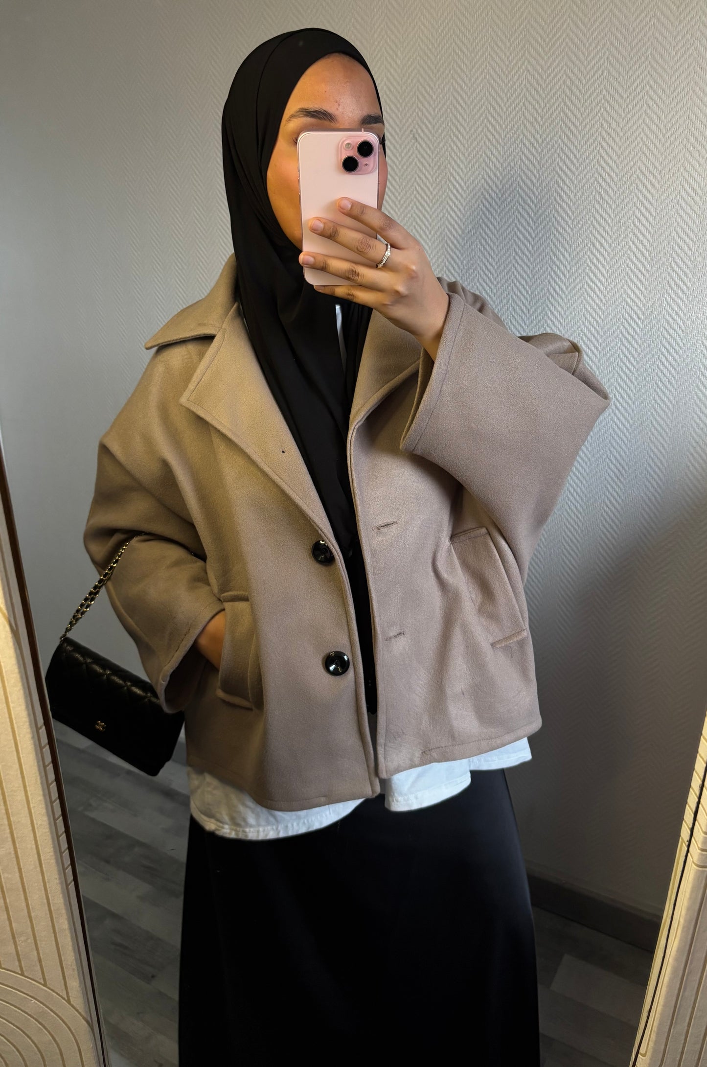 MANTEAU INSPI ZARA • TAUPE