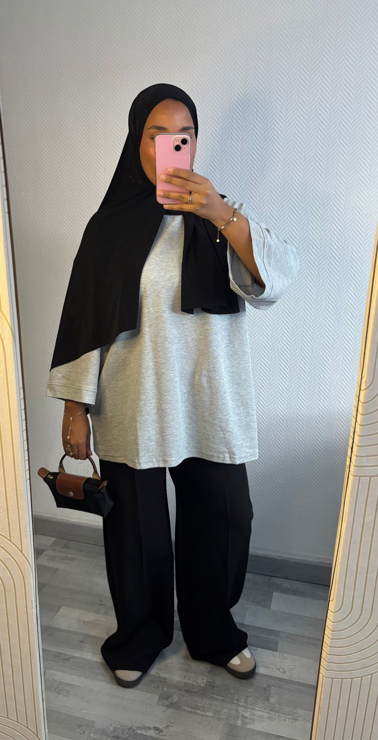 T-SHIRT MASTOUR • GRIS CLAIRE