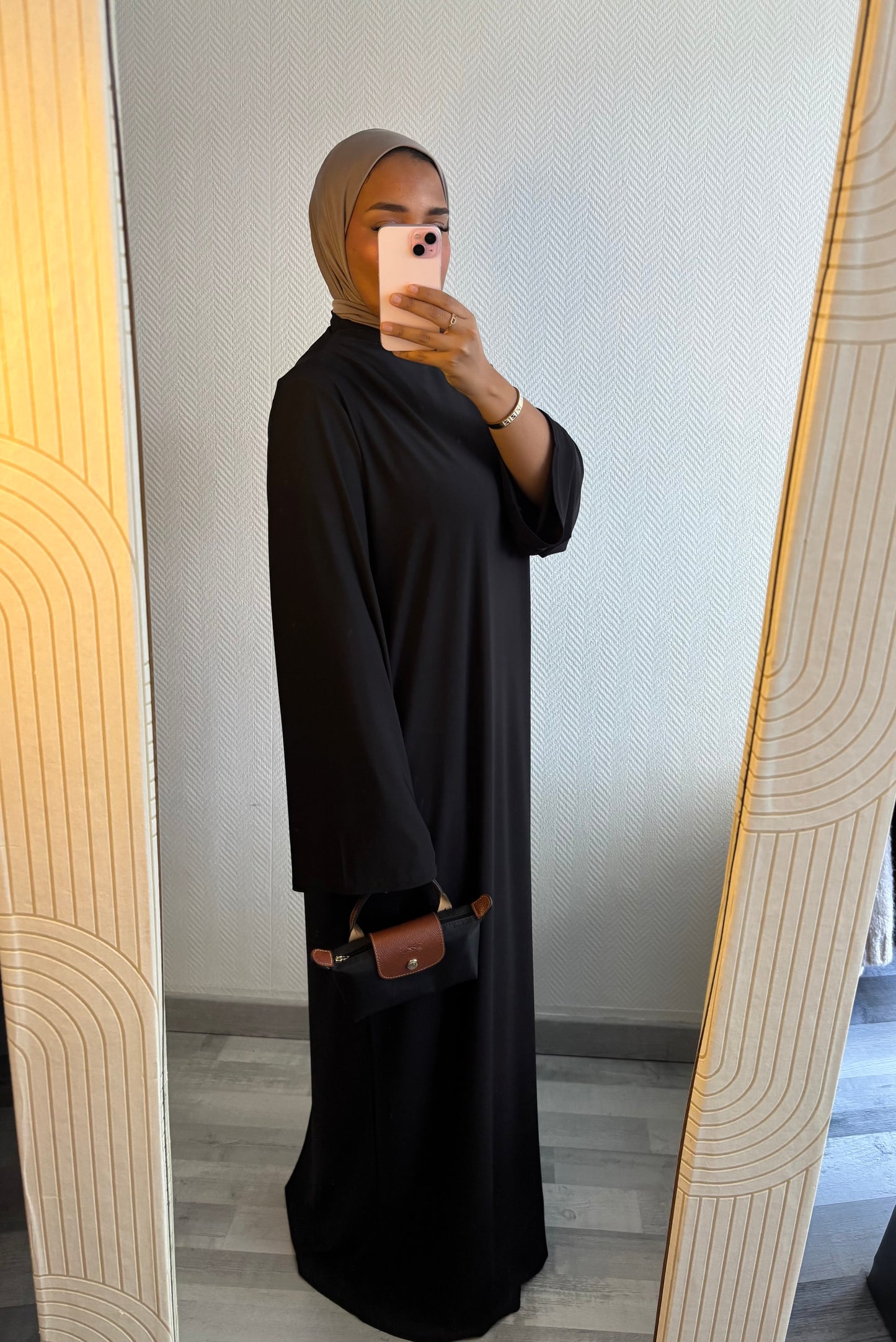 ABAYA JERSEY PREMIUM • NOIR