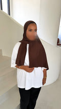 HIJAB JERSEY LIQUID • CHOCO