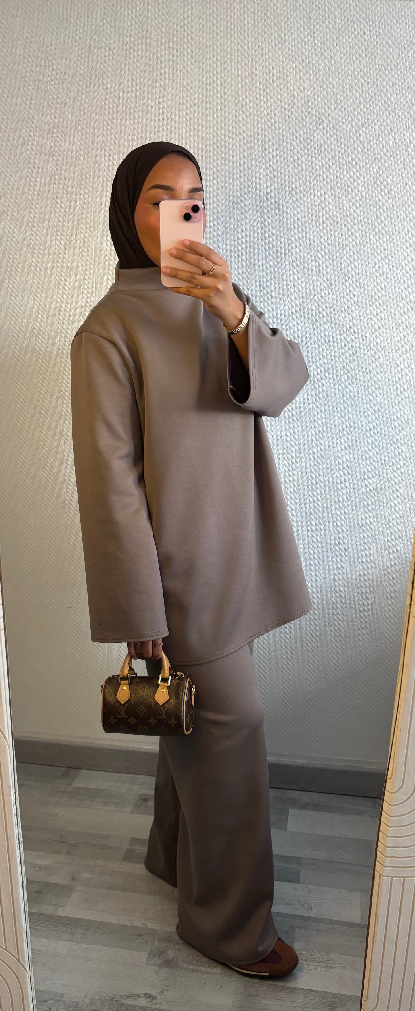 ENSEMBLE LAYAN • TAUPE FONCÉ