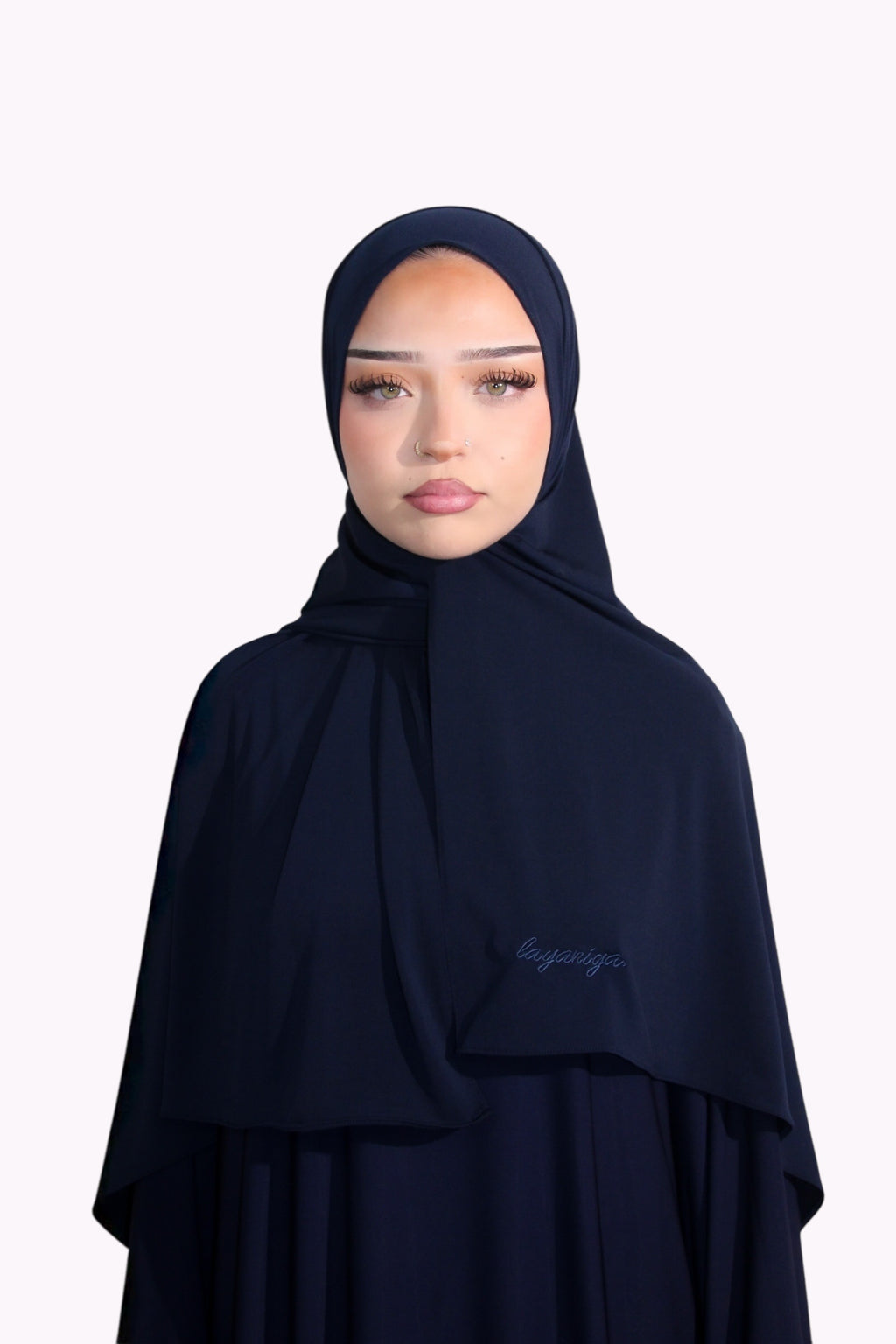 HIJAB JERSEY PREMIUM • MARINE