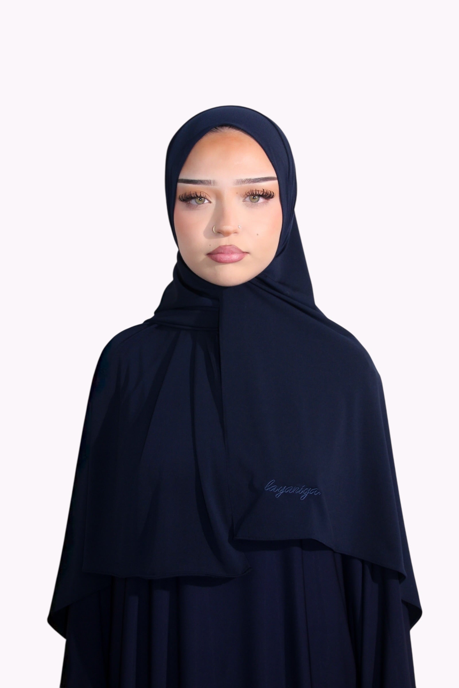 HIJAB JERSEY PREMIUM • MARINE