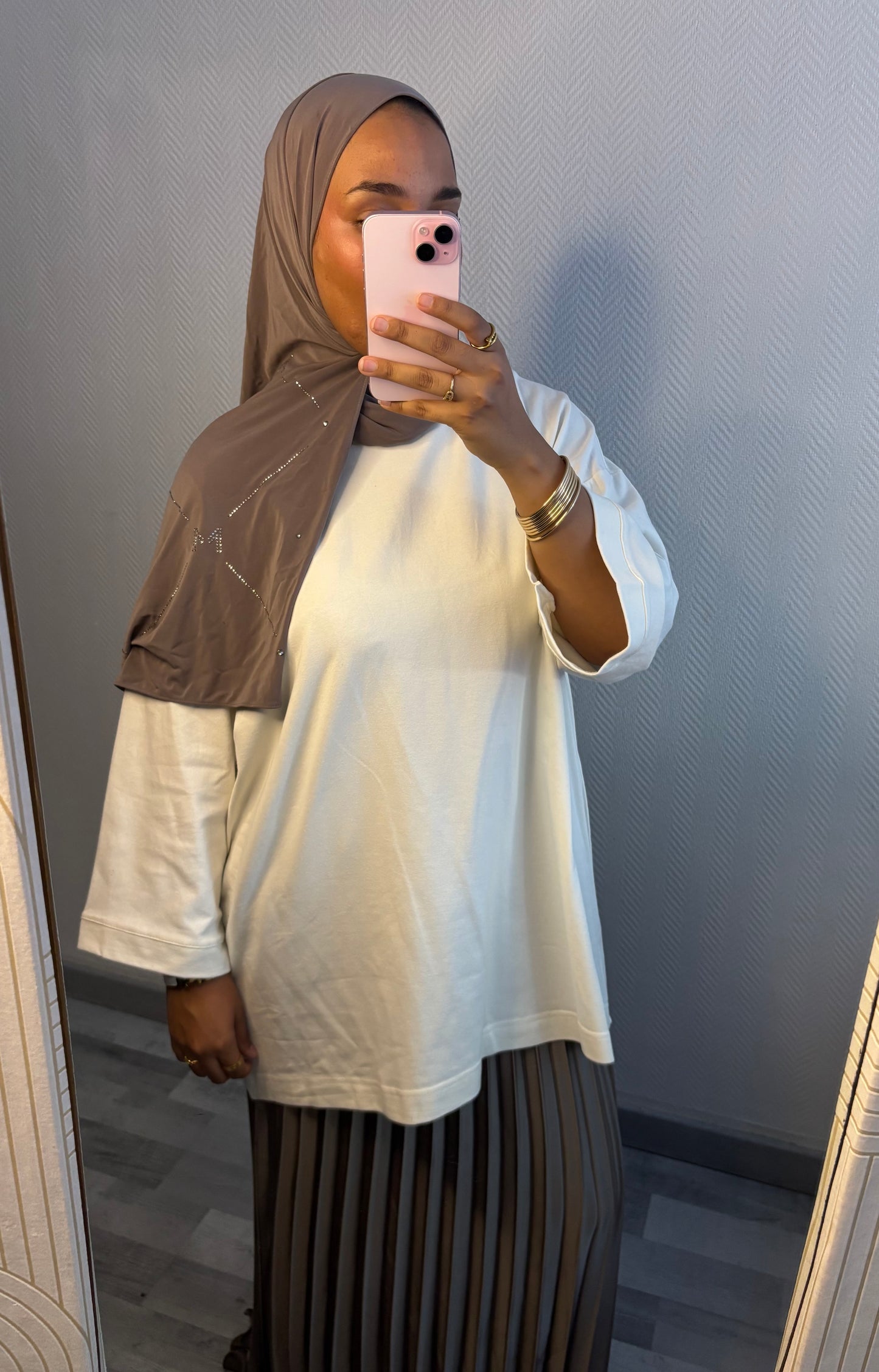 T-SHIRT OVERSIZE • BLANC