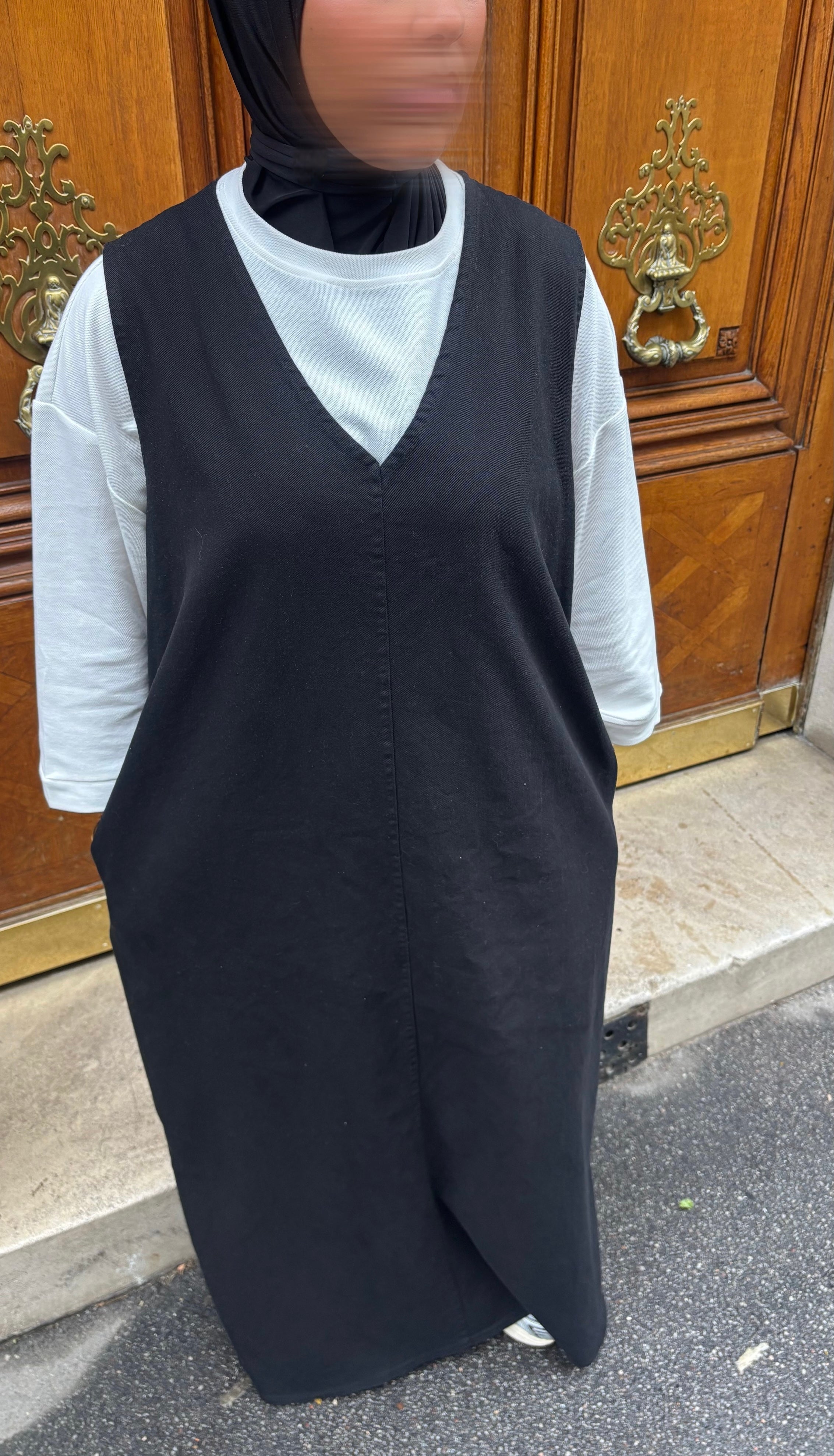 ROBE EN JEAN • NOIR