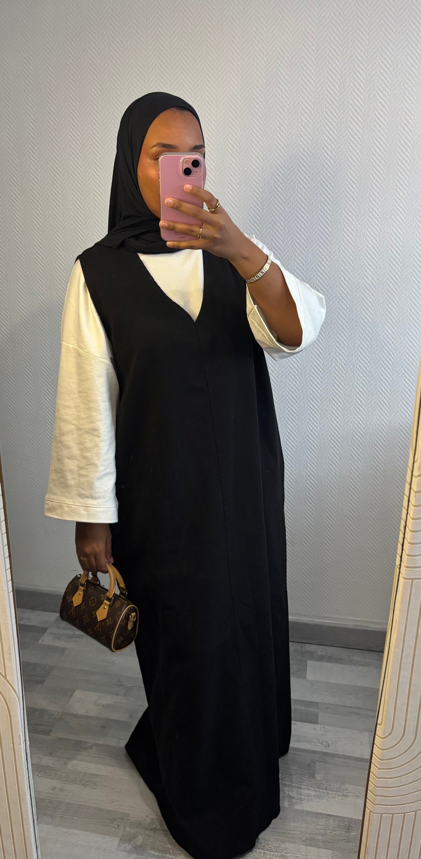 ROBE EN JEAN • NOIR