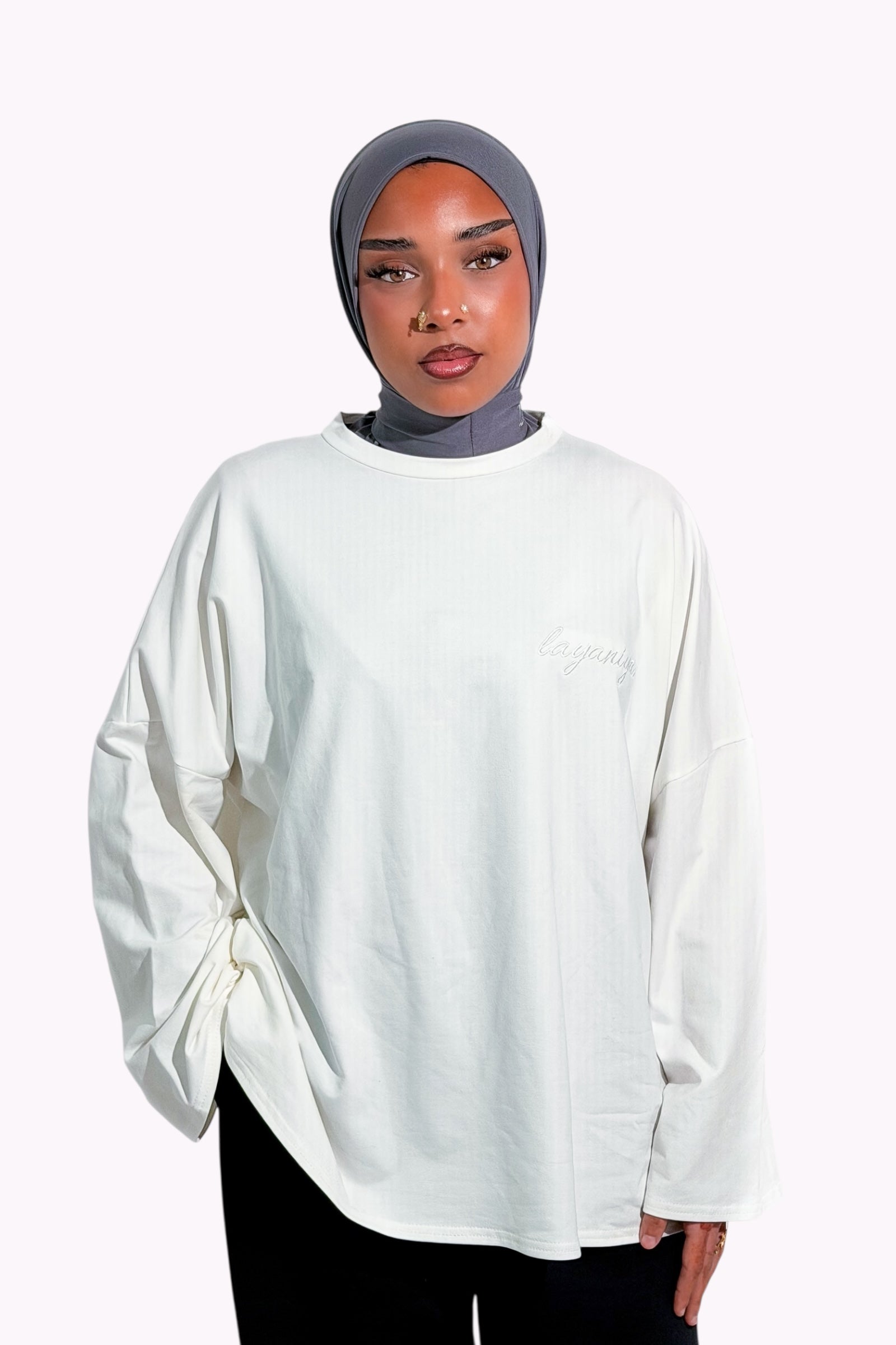 T-SHIRT SIGNATURE • BLANC / BLANC