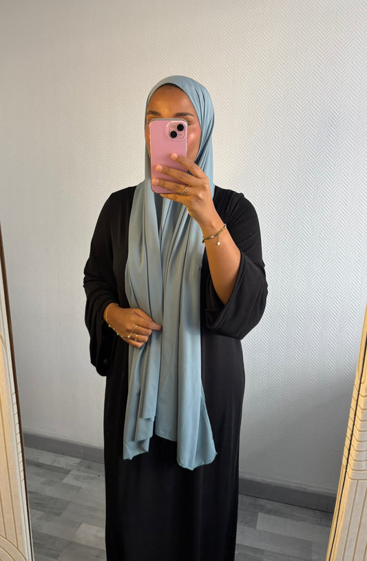 VOILE EN JERSEY PREMIUM • BLEU