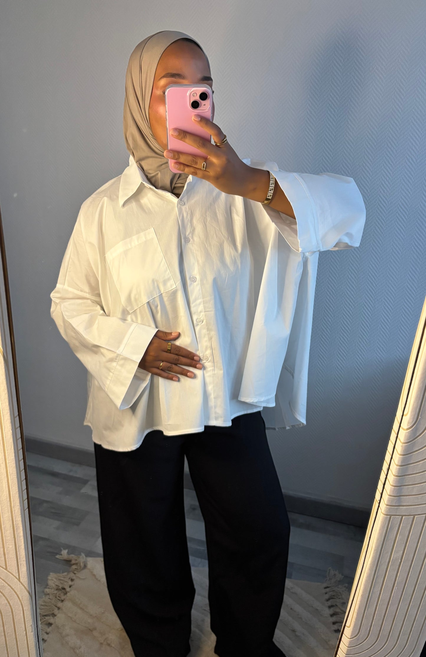 CHEMISE OVERSIZE • BLANCHE