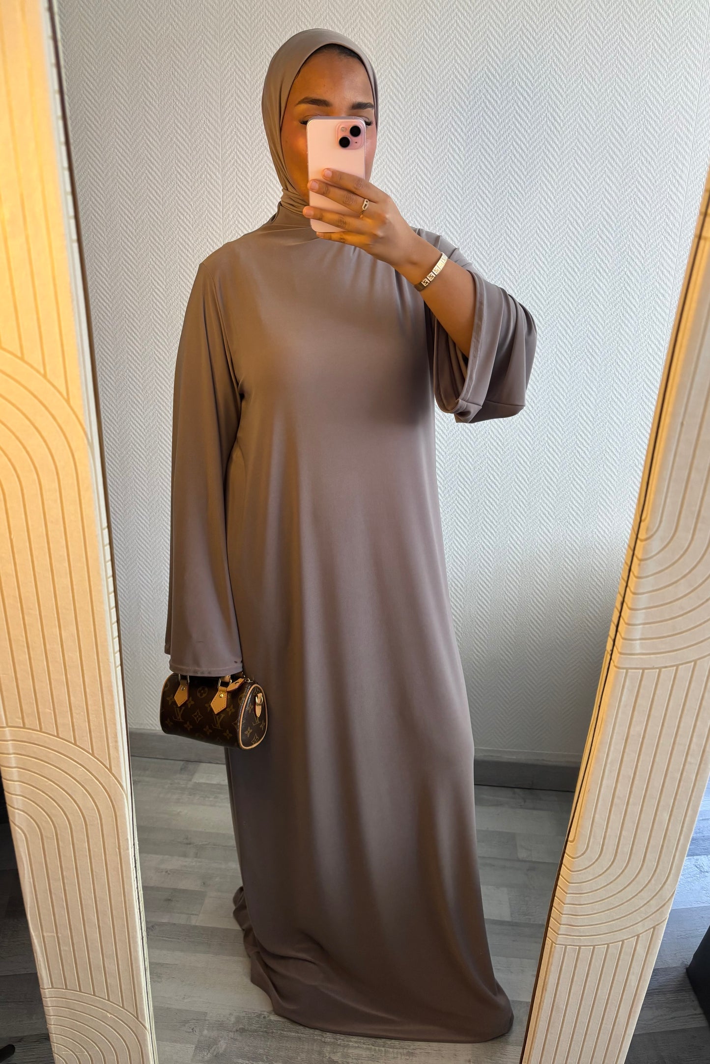 ABAYA JERSEY PREMIUM • TAUPE